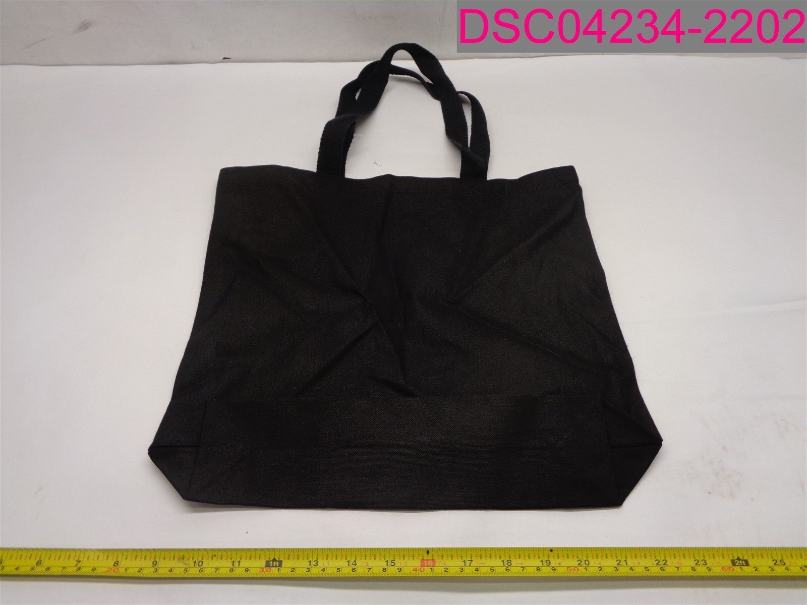 QTY=36 (3 Packs of 12); TBF Reusable Bags Black 100% Cotton, 143238 219186221