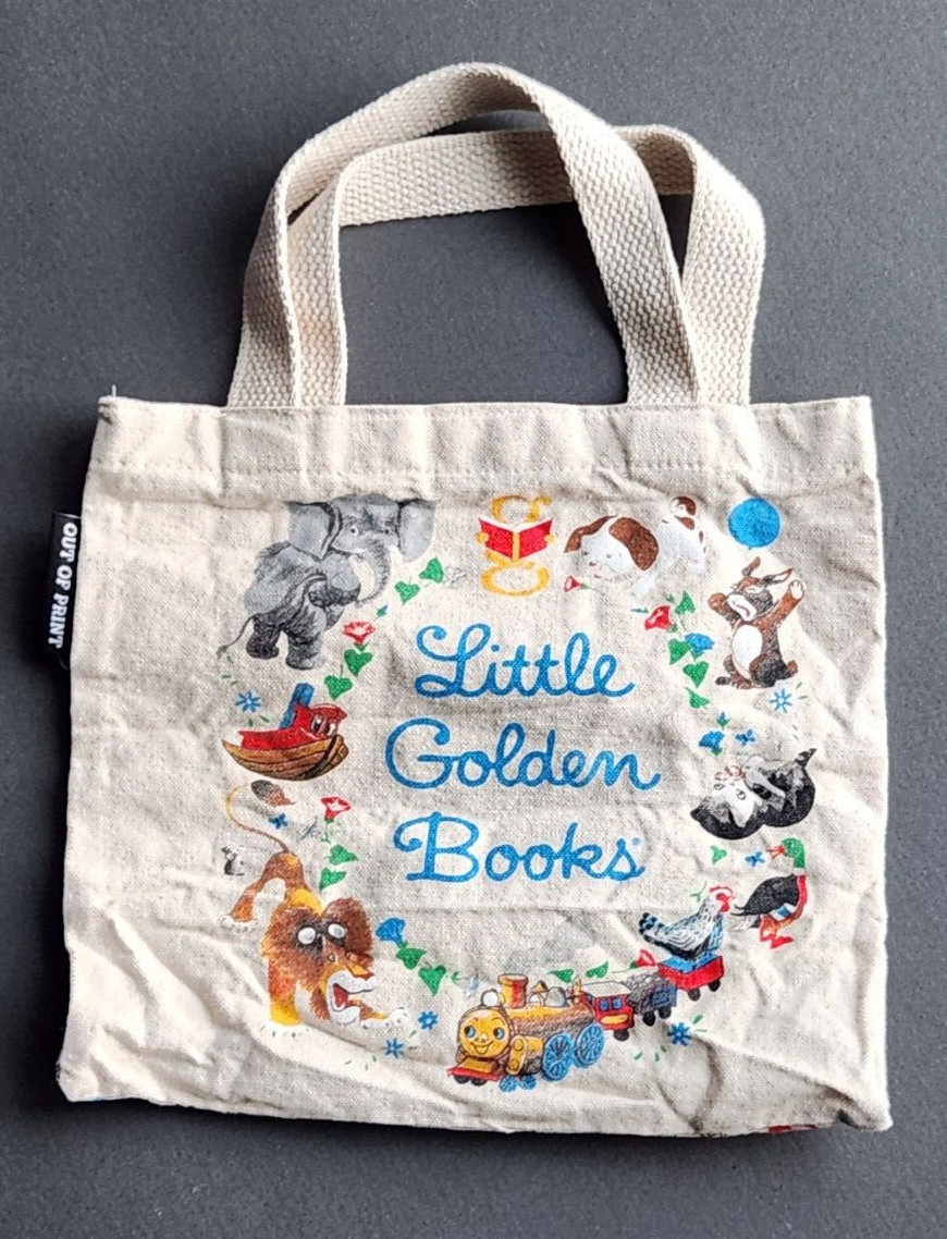 Little Golden Books Tote Bag 100% cotton canvas USA Made