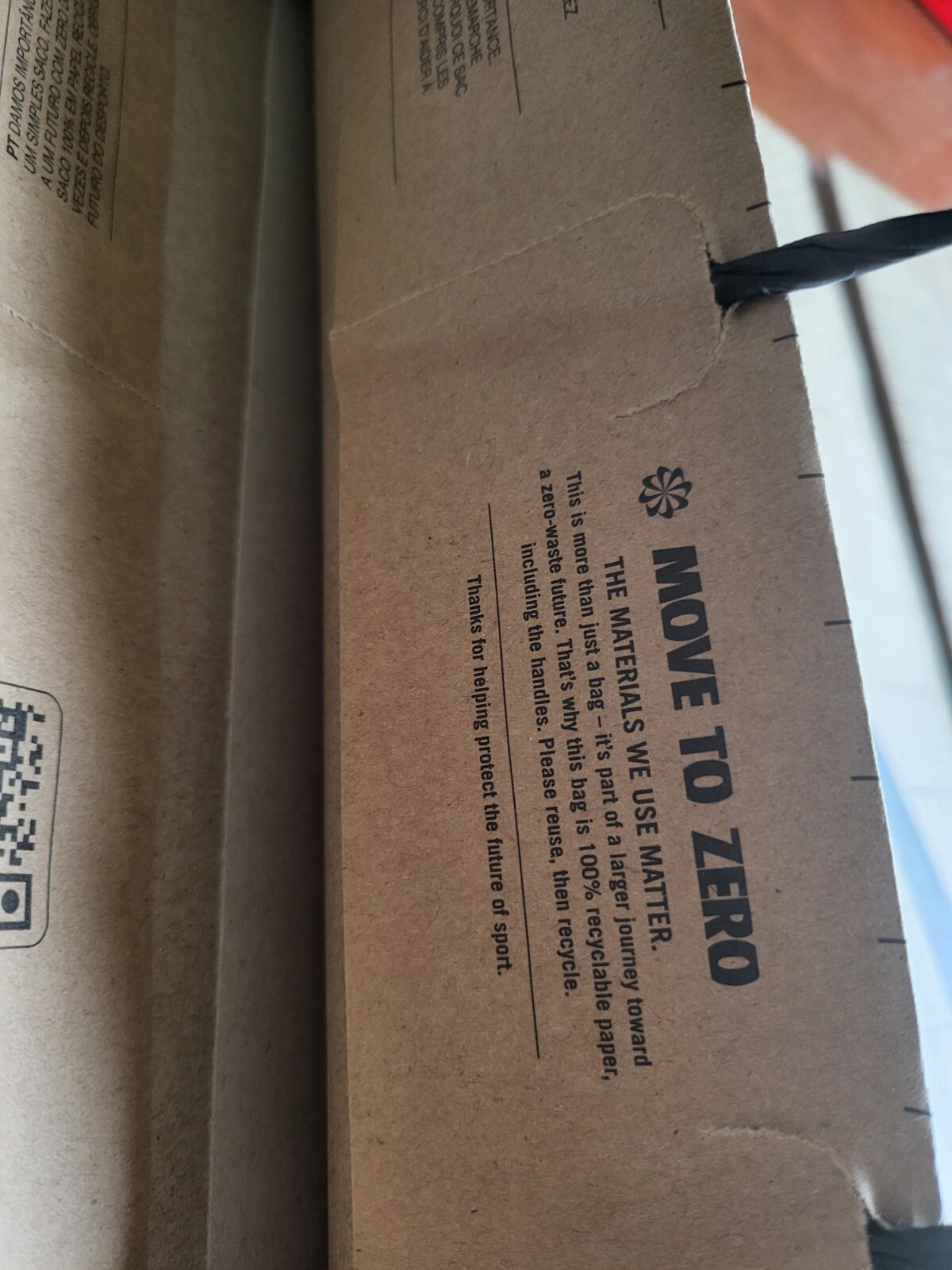 (20) NIKE Iconic Swoosh Brown Recycled Paper Shopping Bag New