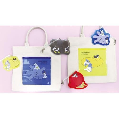 Marimo Craft Disney CATCH ME Series Die Cut Pouch Yellow Mickey Approx. W140 x