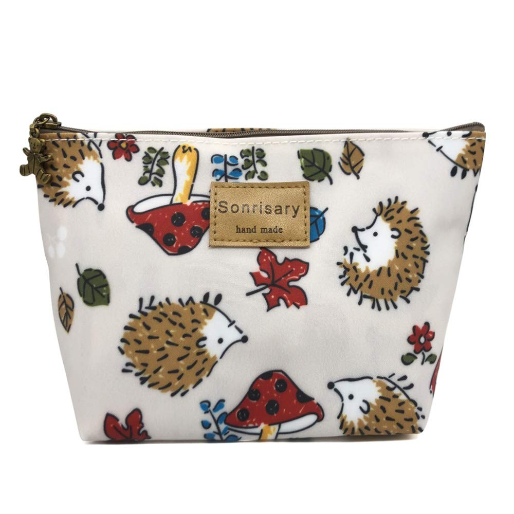 Hunger Hedgehog Print Make-Up 8.67×5.12×3.14 Inch (Pack of 1), P1141702