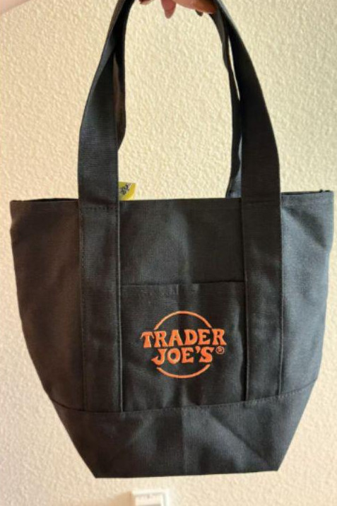 Colors Trader Joe’s Mini Pastel Canvas Tote Bag Simple canvas bag Foldable