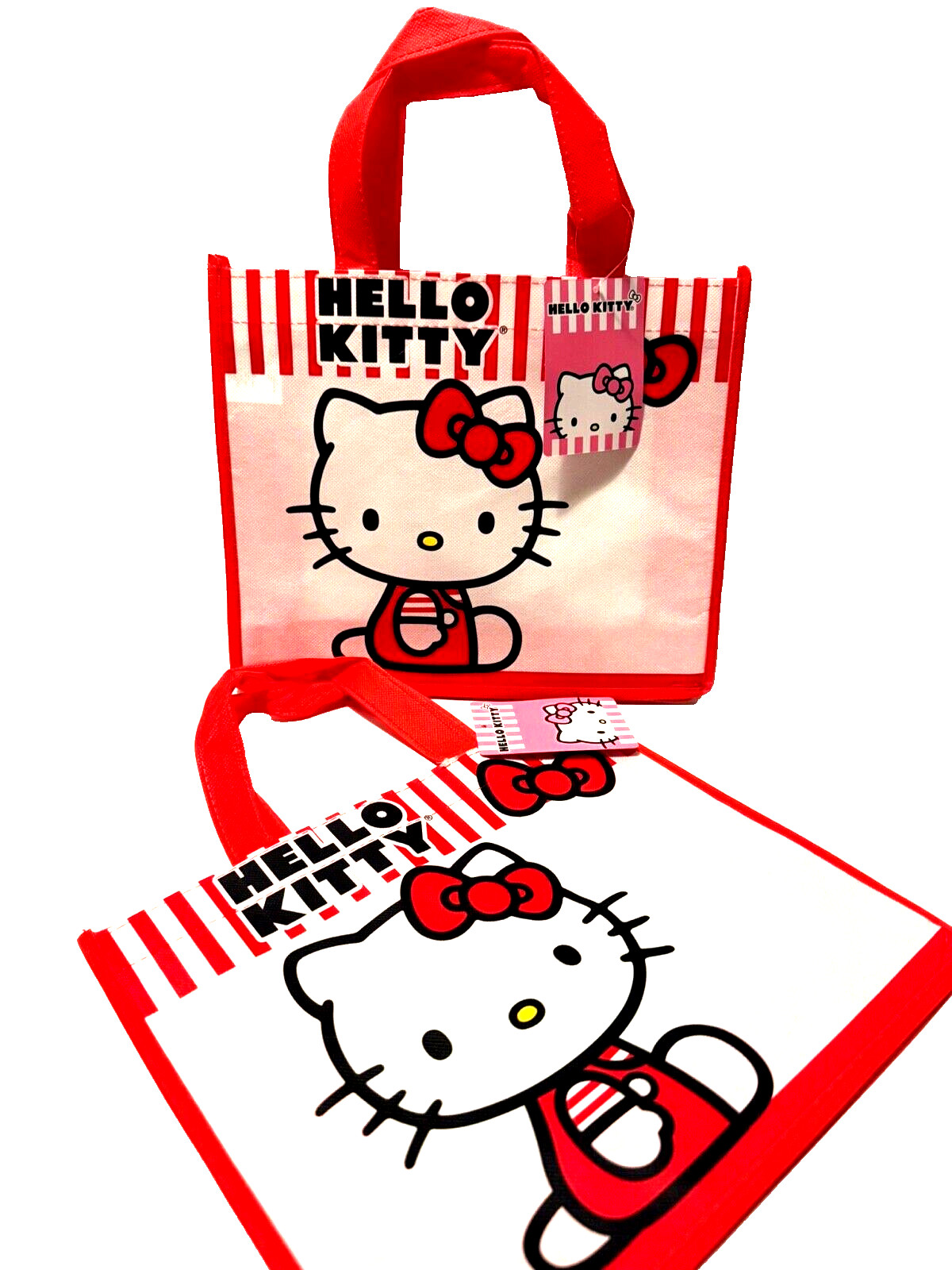 6 Hello Kitty Birthday Party Favors Treat Sacks Loot Candy Bags 12″ x 10″