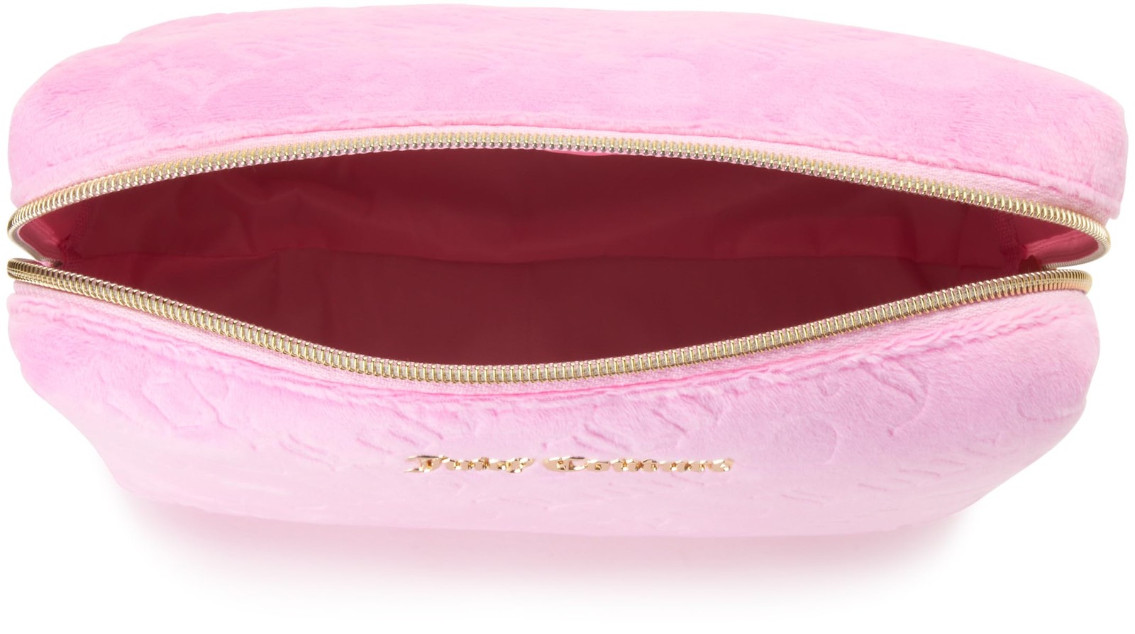 Juicy Couture Pink Makeup Bag Cosmetics Organizer Travel One Size,