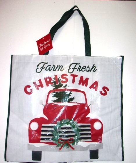 Reusable Shopping Polypropylene Tote Bag (Assorted Designs, Holidays & More)