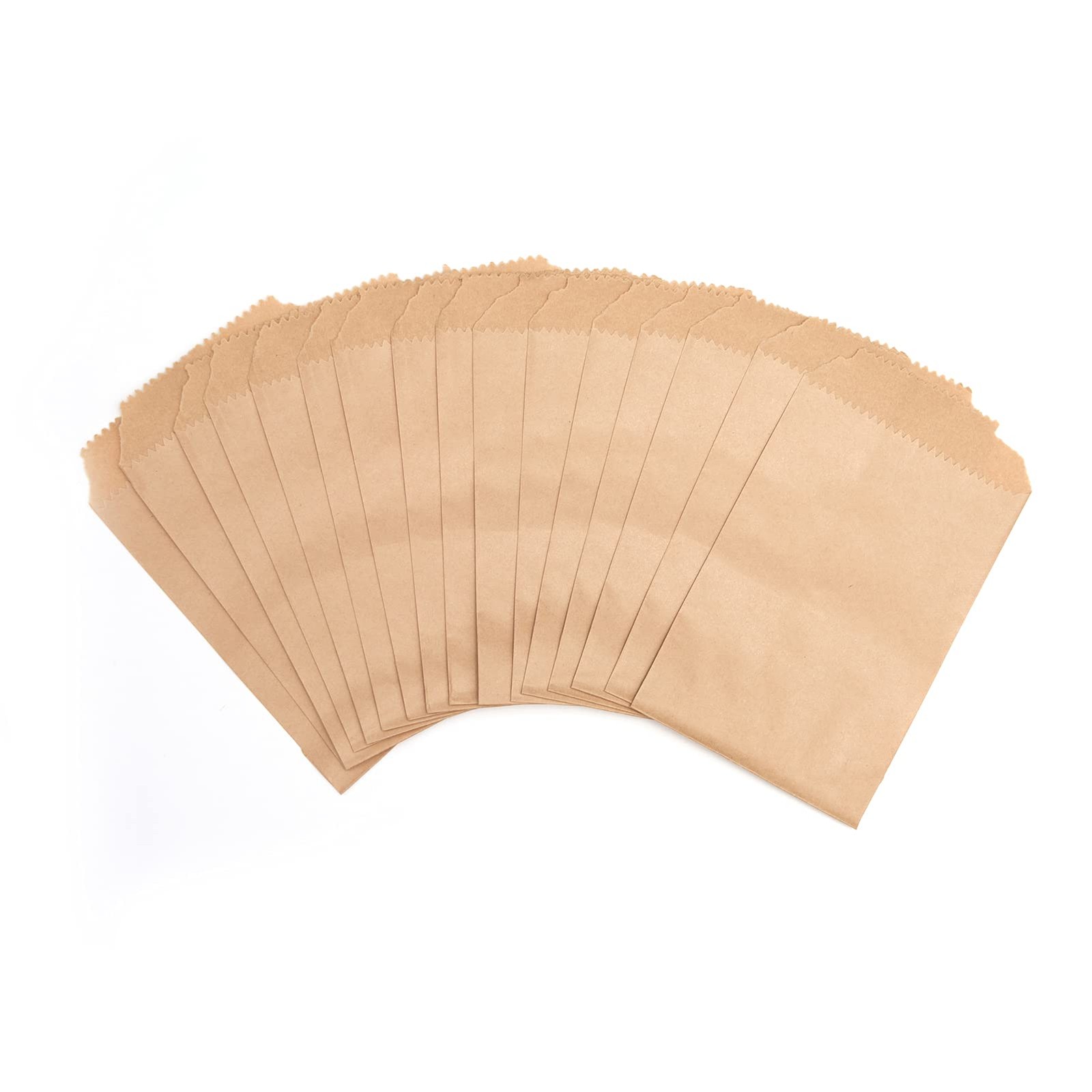 100-pack 3×5 Inches Mini Size Natural Inch (Pack of 100), Brown-3×5