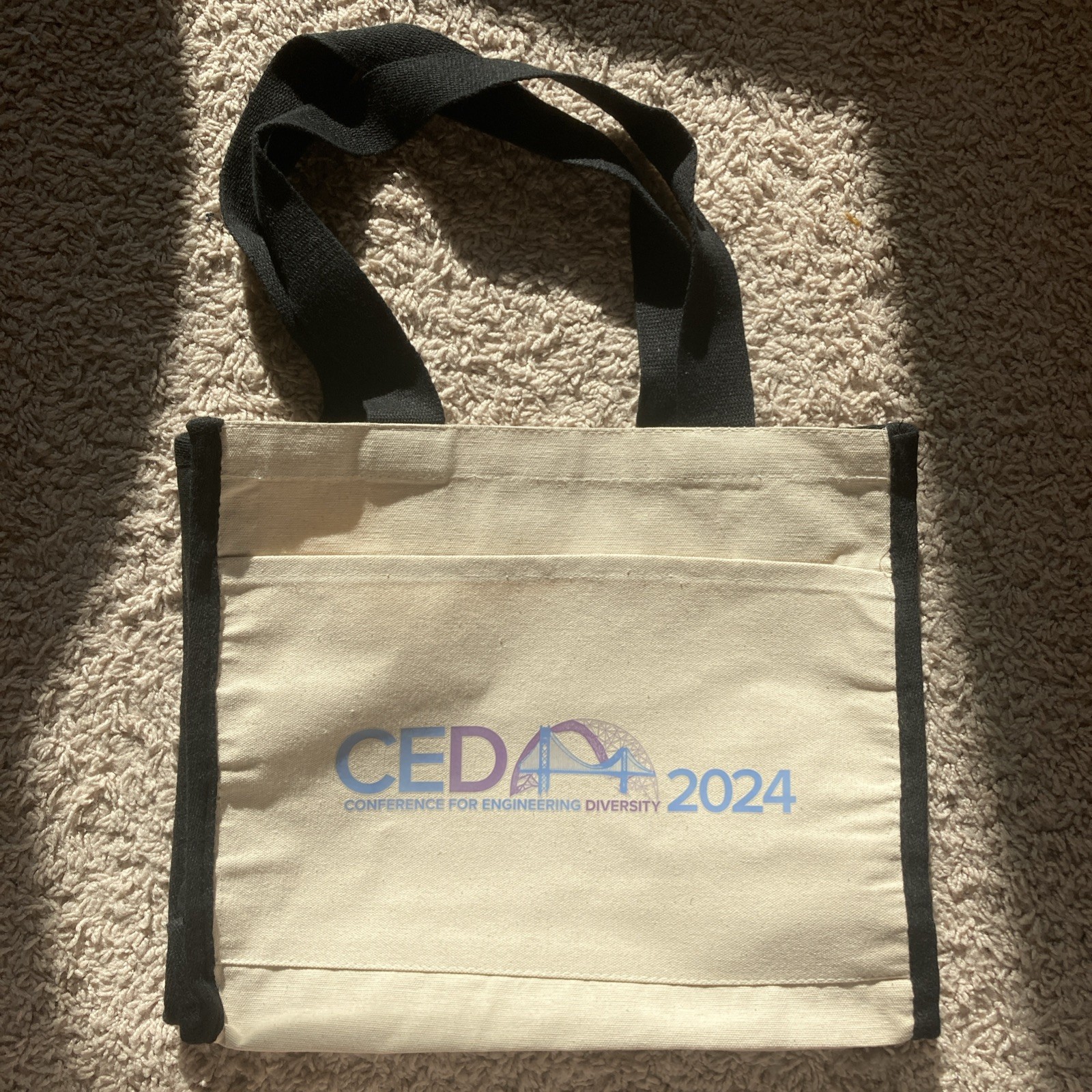 14 oz Cotton Tote Bag Swag Merchandise Shopping Mall Arts Crafts Teens Adults
