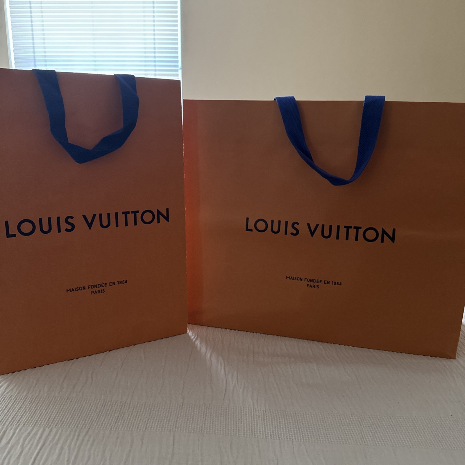 Authentic Louis Vuitton Shopping Gift bags (2) See Size In Description