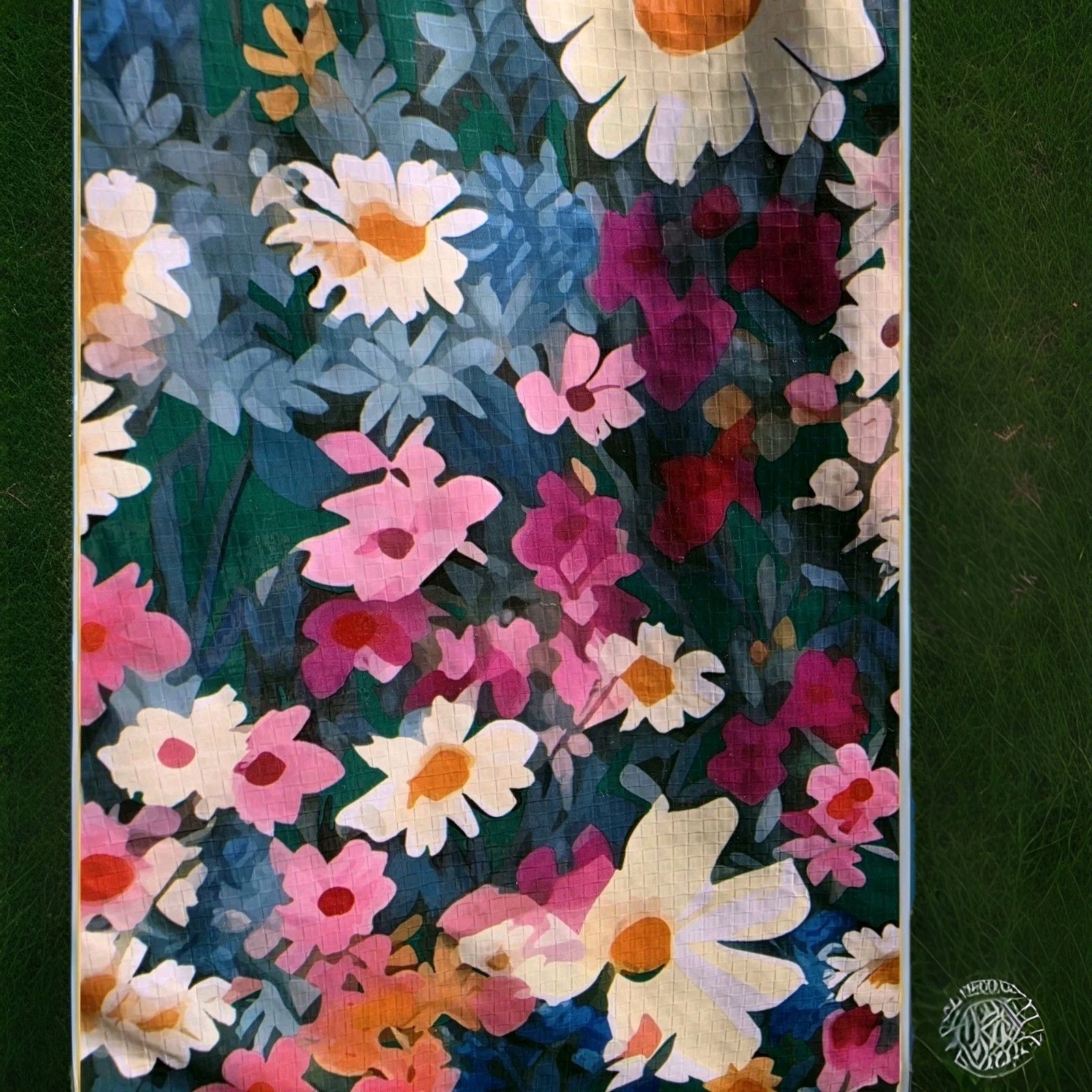 Staples Reusable Shopping Bag Foldable Floral & Nature Pattern Multicolor Medium