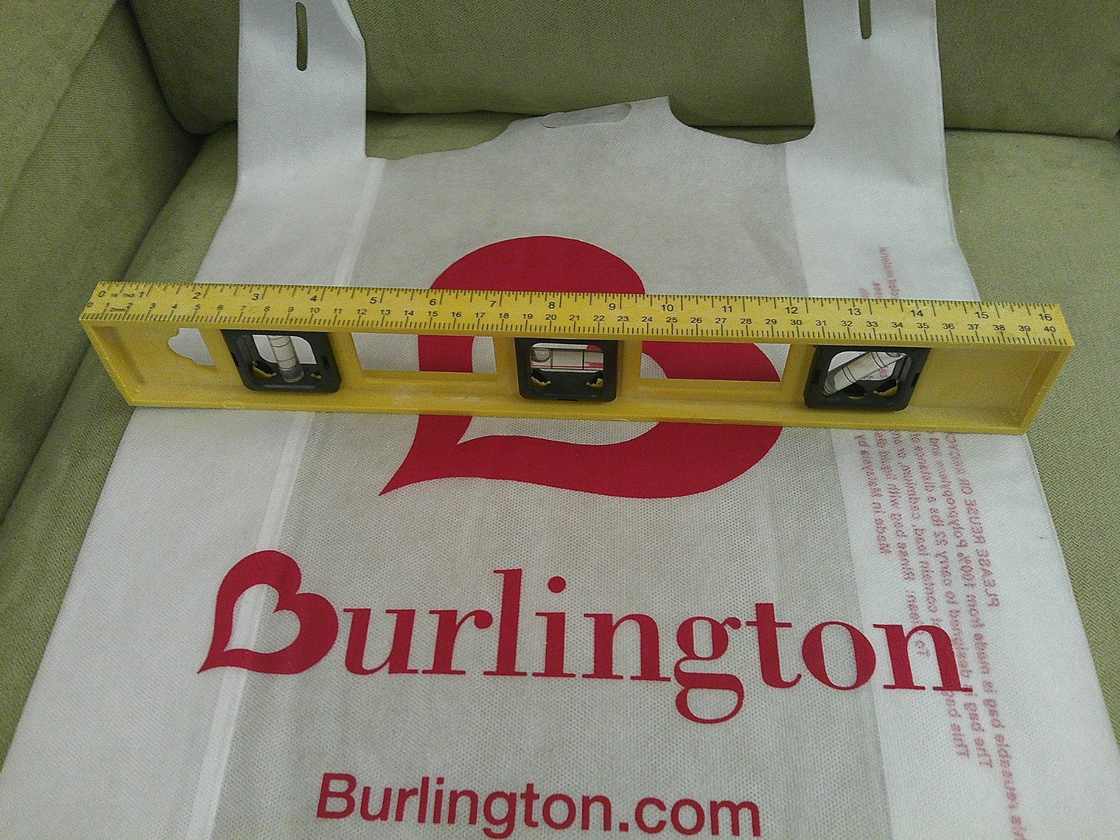 27 Count Lot of White with Red Reusable Burlington Shopping Bags