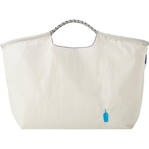 [US Tax Paid] Blue Bottle Coffee Ball&Chain Logo Embroidered Eco Bag White NEW