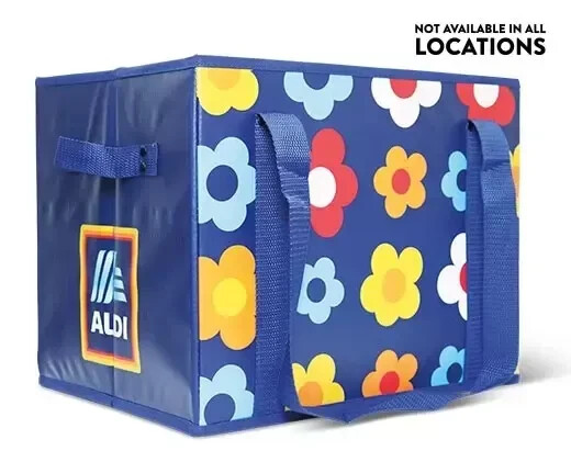 1 x ALDI Collapsible Box Bag 14x11x10