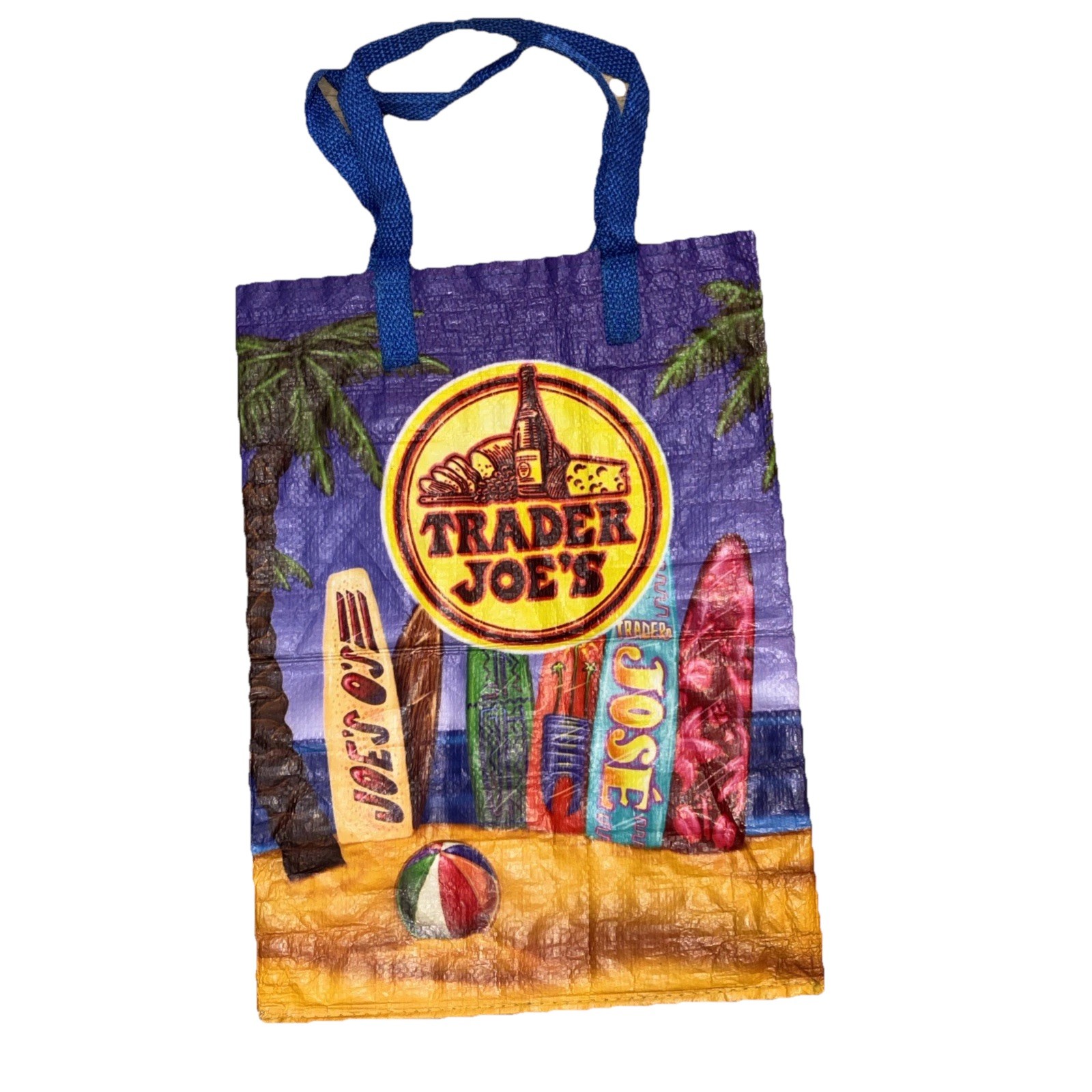 Trader Joe’s Reusable Rare 3 Tote Grocery Shopping Bags . Pre Owned