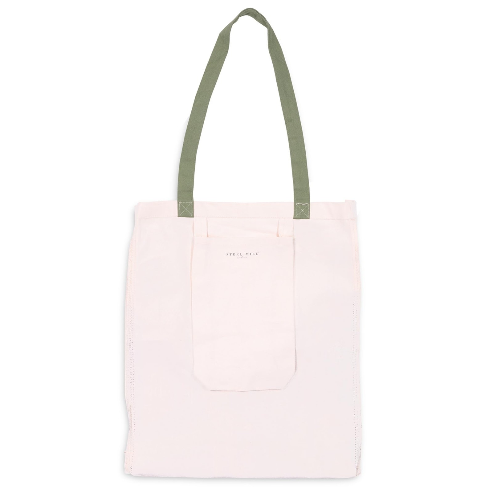 Steel Mill & Co Holiday Canvas Tote Bag for Book Lovers, Bookish Reusable/Fol…