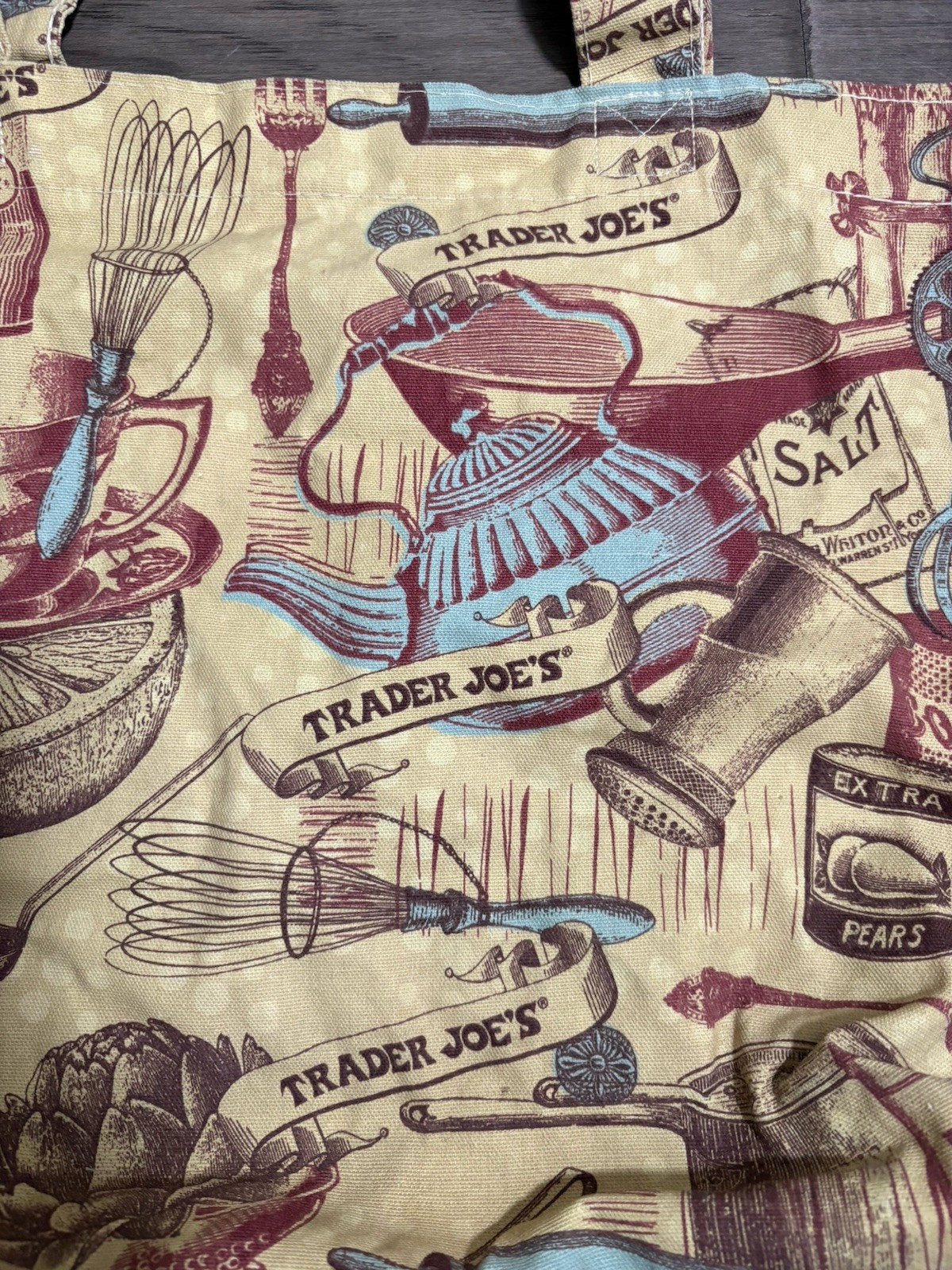Trader Joe’s Women’s Vintage Reusable Tote Bag Excellent Condition