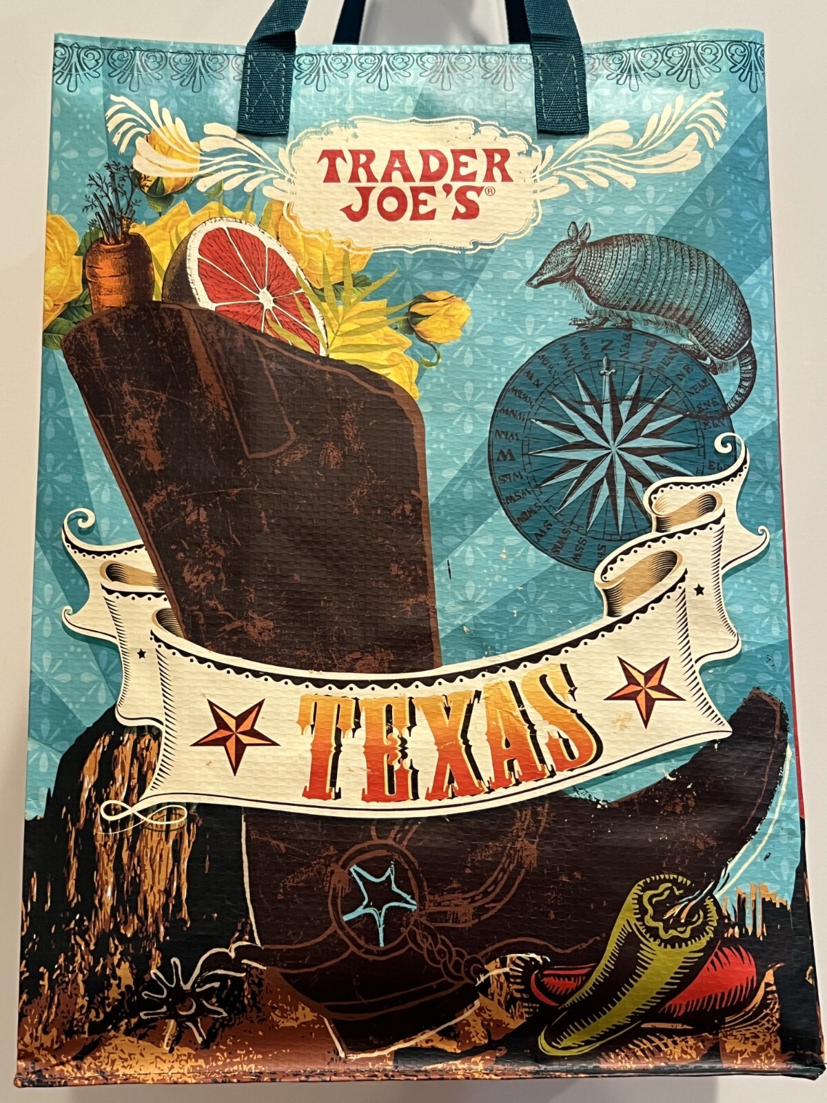 Trader Joe’s TEXAS ECO Regional Reusable Shopping Tote Bag – Collect ’em All!