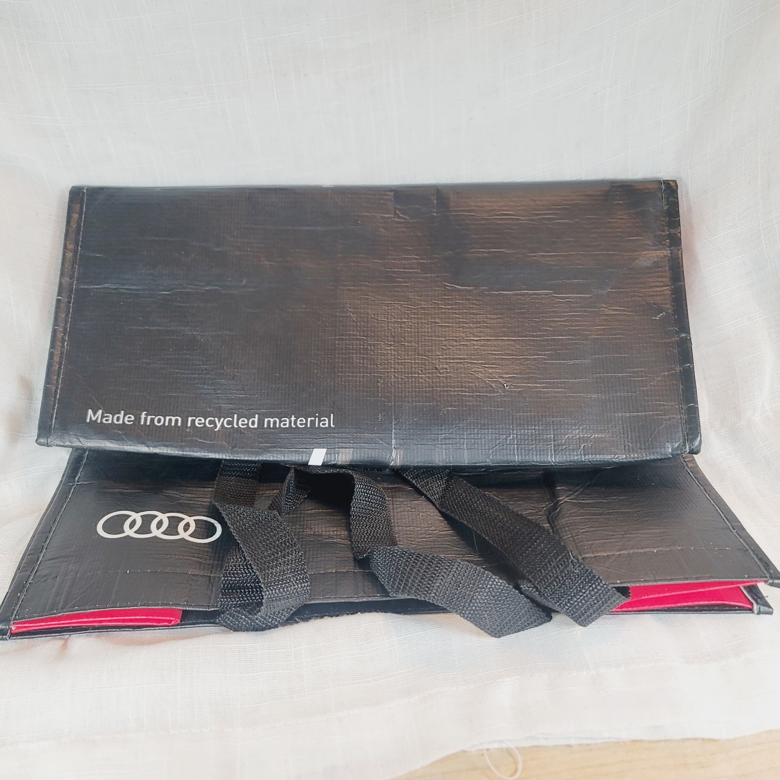 Audi Reusable Bag Graphic Printed Tote Eco-Friendly Luxury Car Shopping 15x12x7