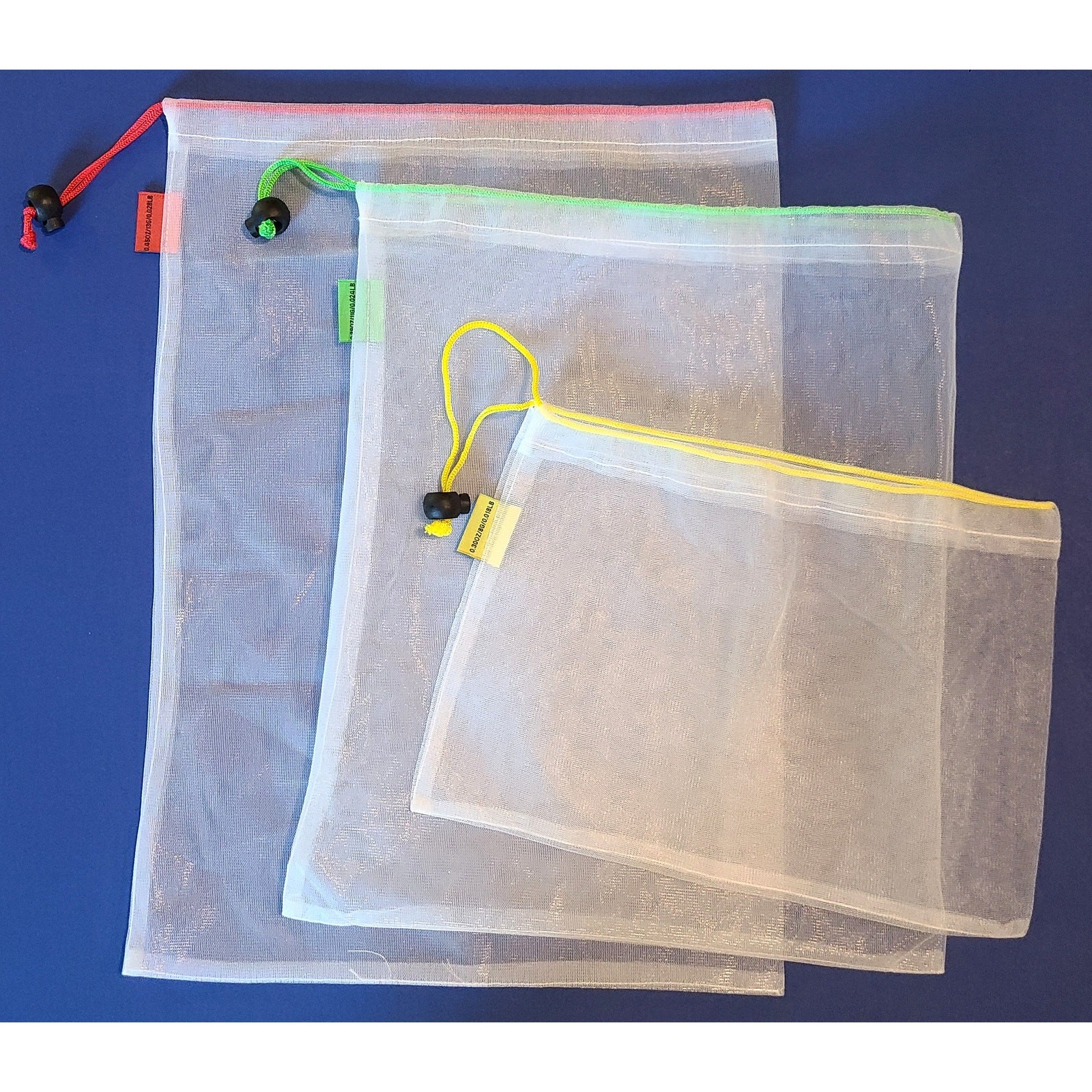 Ecowaare Mesh Reusable Bags Set of 6 Unused 3 Sizes Grocery Produce