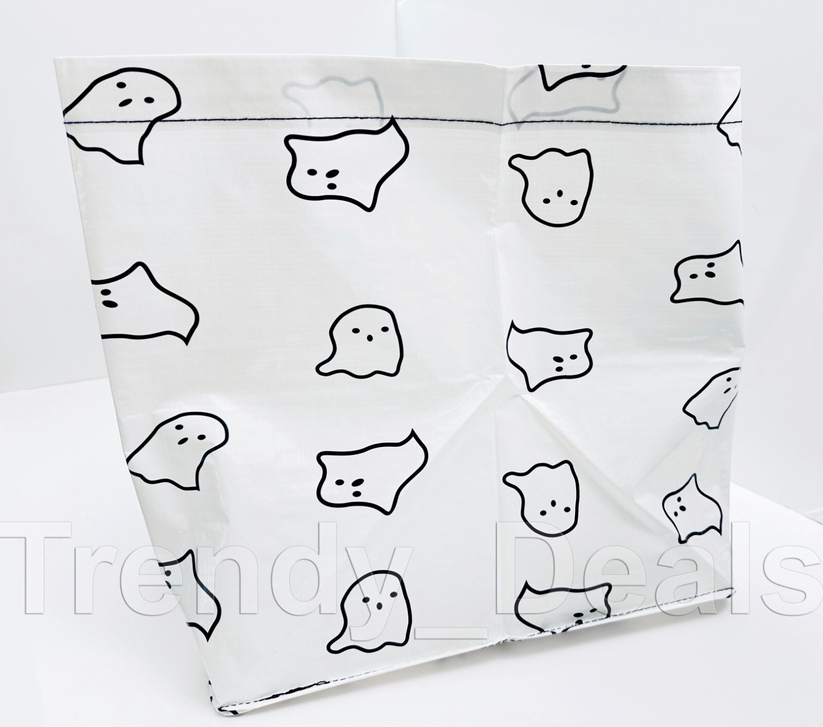 SET of 2 – Ikea KUSTFYR HÖSTAGILLE Large & Small Shopping Tote Bag Bats, Ghosts