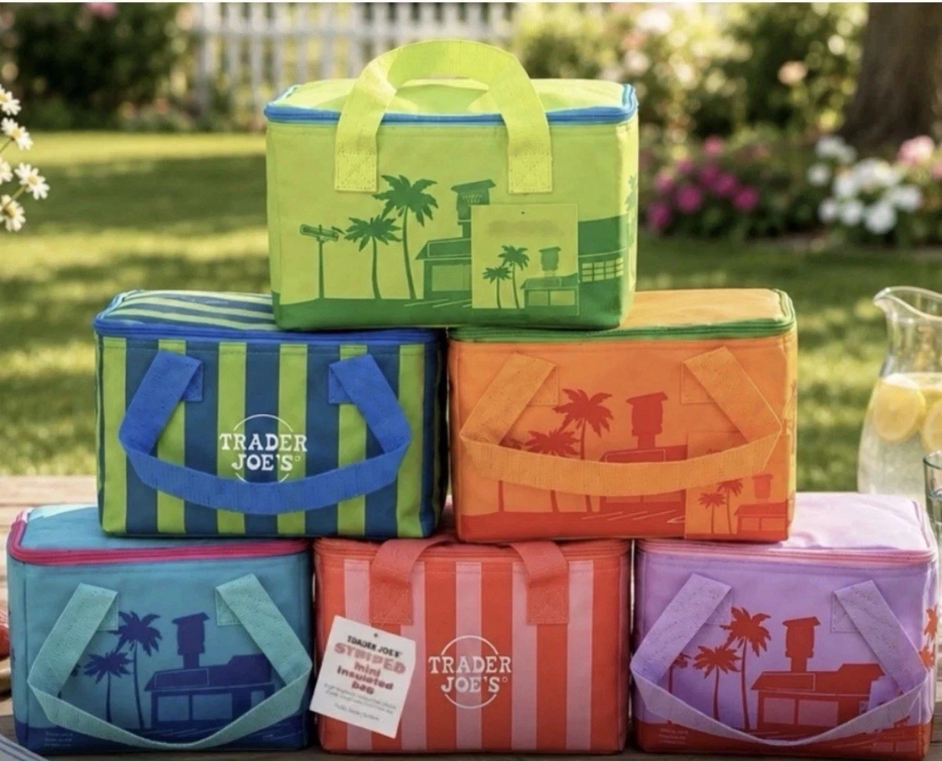 Trader Joes Mini Insulated Tote 2026 (all 6)