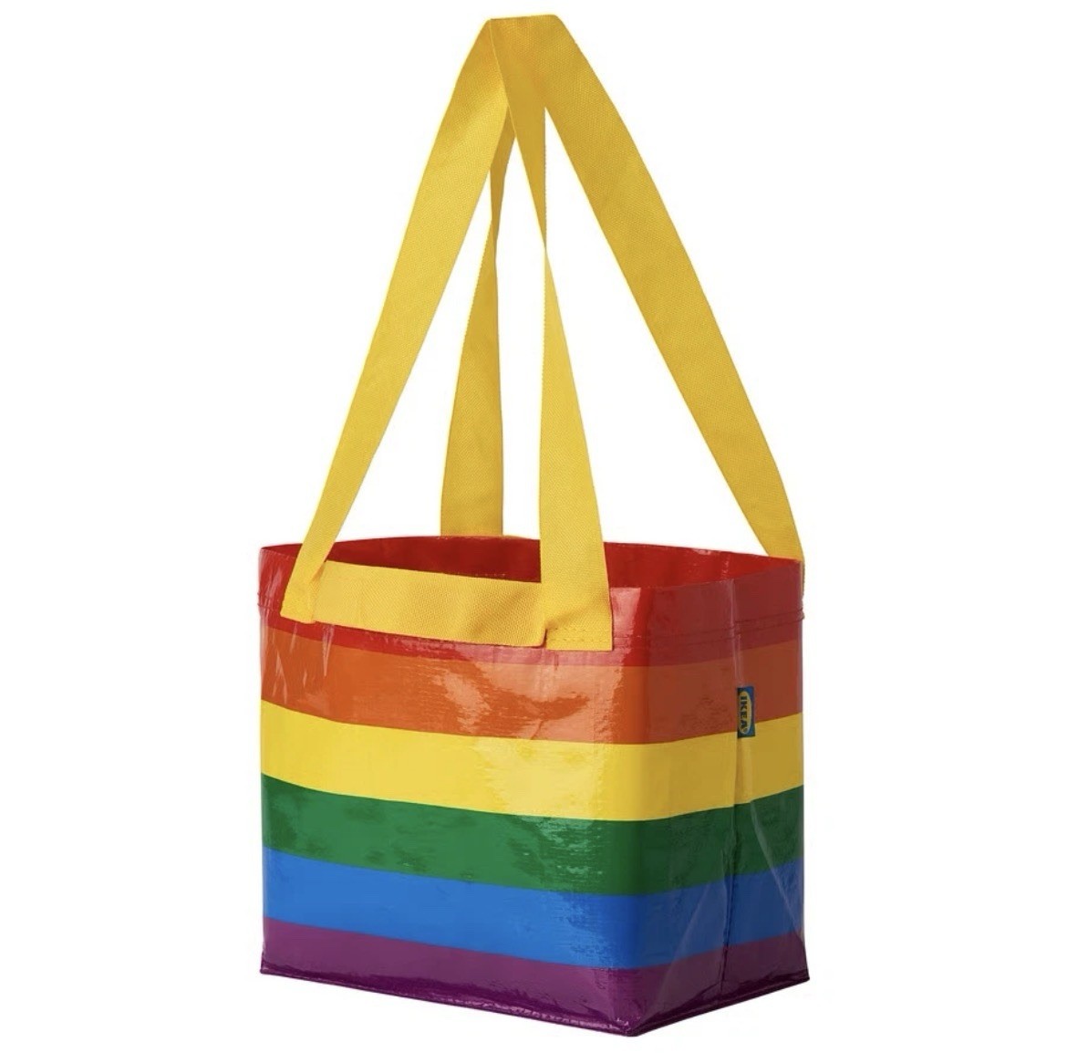 Lot Of 2 – IKEA STORSTOMMA Small Bag Multicolor 10 5/8×10 5/8 ” Shopping Bag NEW
