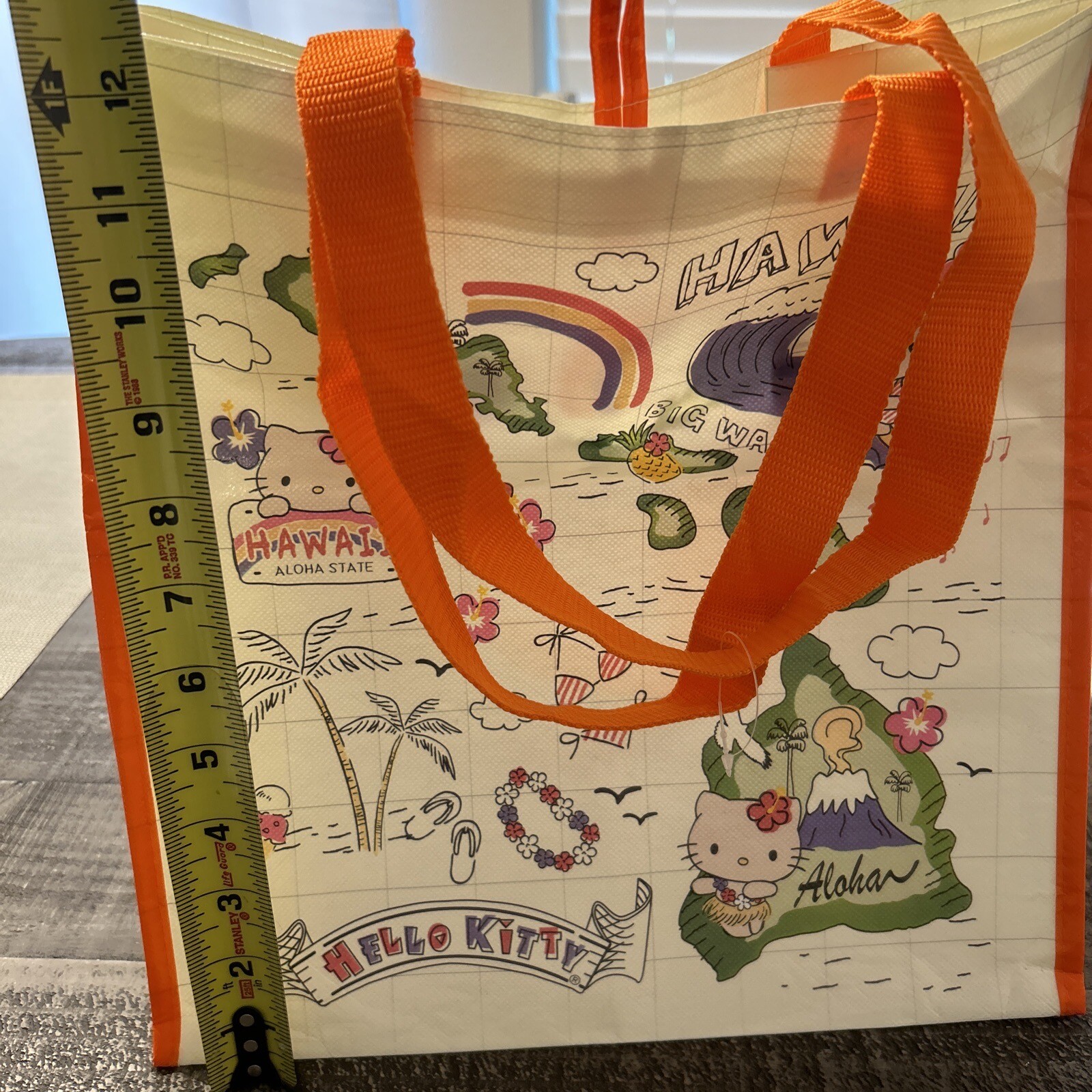 New Hello Kitty Island Chain HAWAII SHOPPING BAG ABC STORES