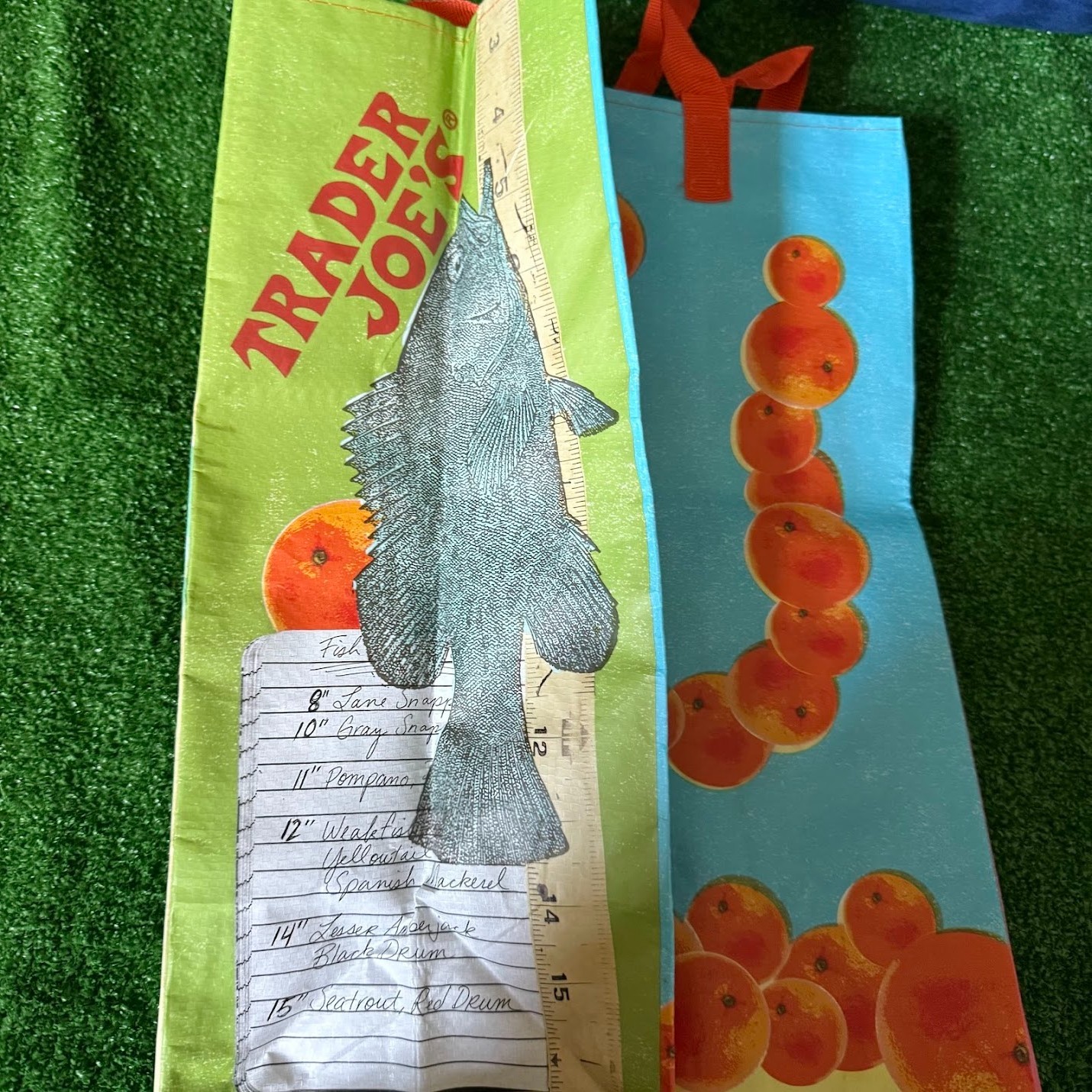 Trader Joe’s Florida Reusable Grocery Bag Orange Tote Regional Limited Edition