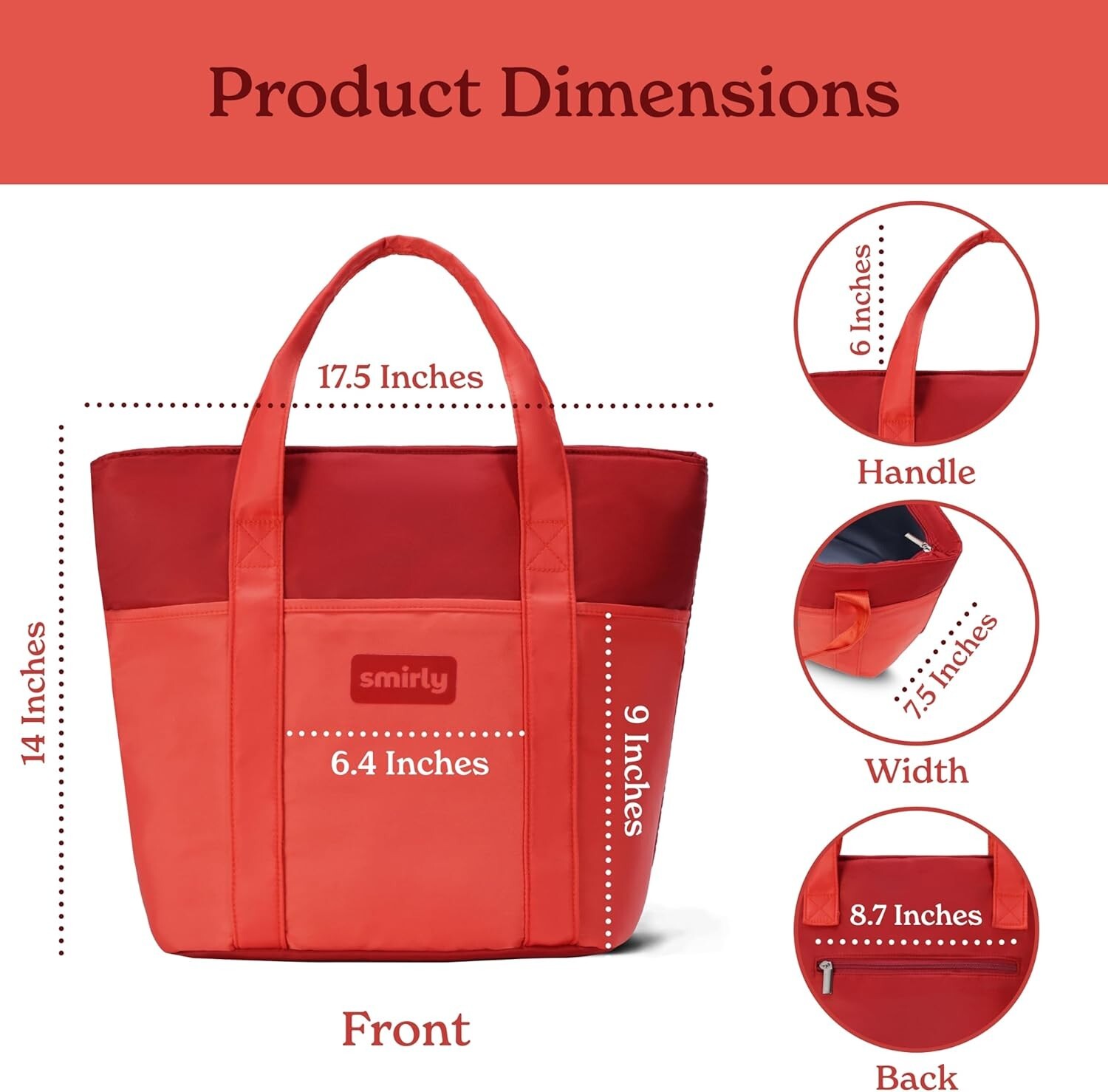 Insulated Cooler Bag with Zippered Top – Collapsible Cooler Bags Insulated bag
