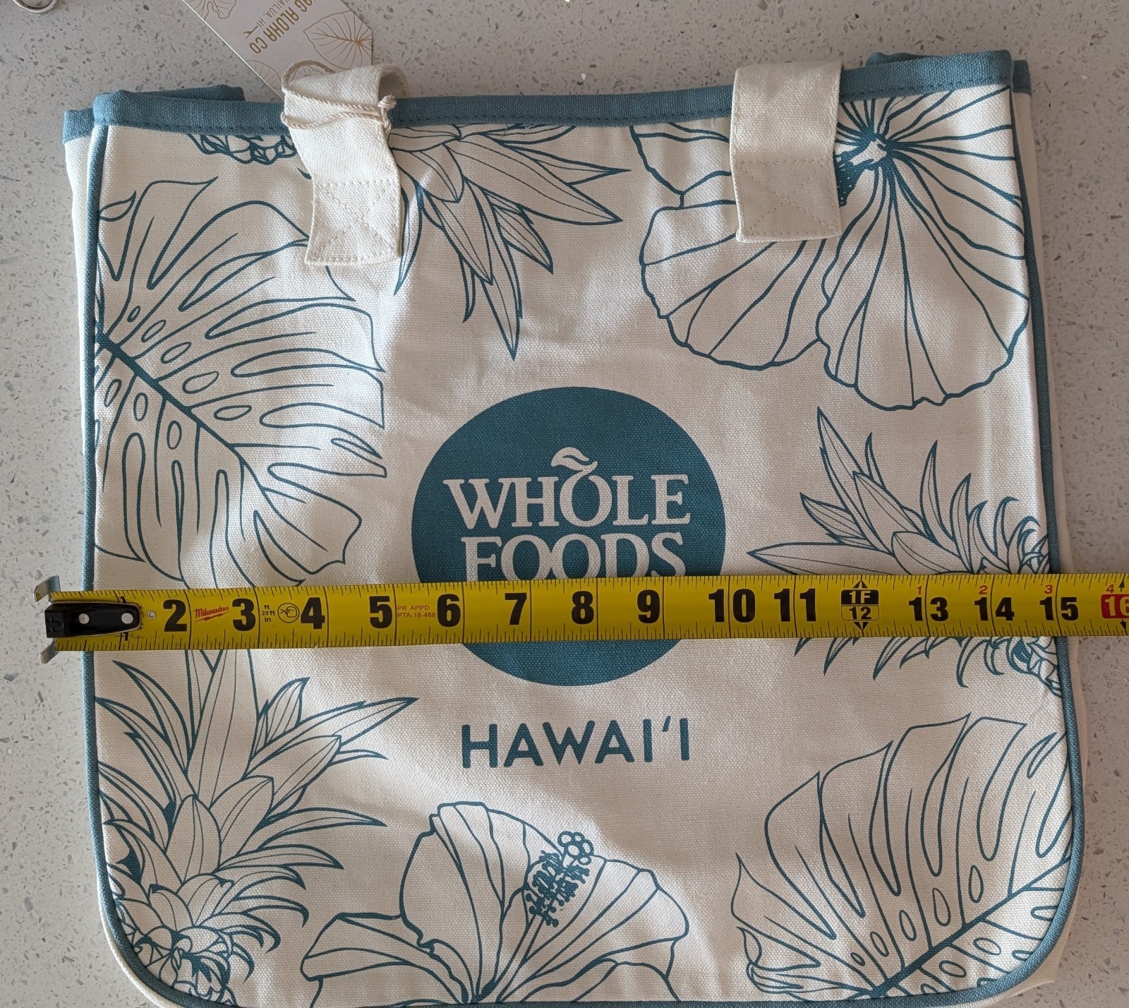 Whole Foods “Tropical” Large Rope Tote Bag Hawaii Exclusive