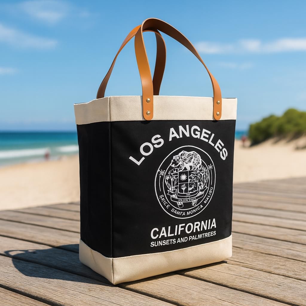 Farmers market shopping bag, Premium Jute, Cotton and Canvas with Leather Han…