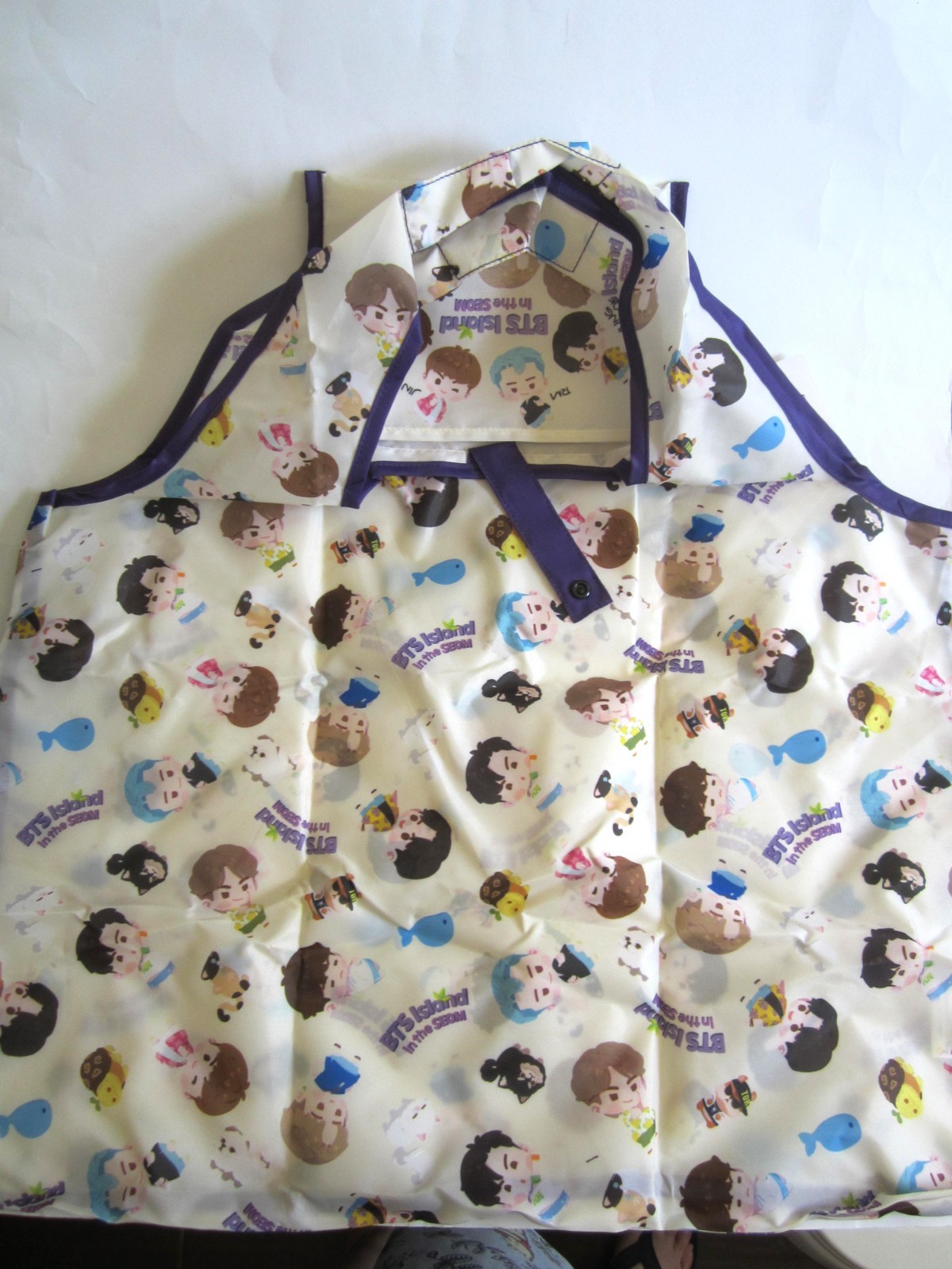 BT21 BTS Island Reusable Shopping Bag Korean Boy Band Singer Band NEW