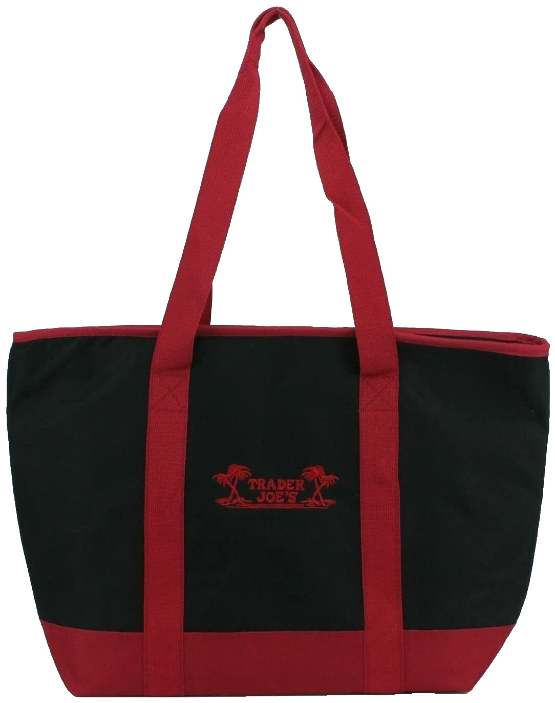 Trader Joe’s Extra Large 7 Gallon Black Red Insulated Reusable Bag