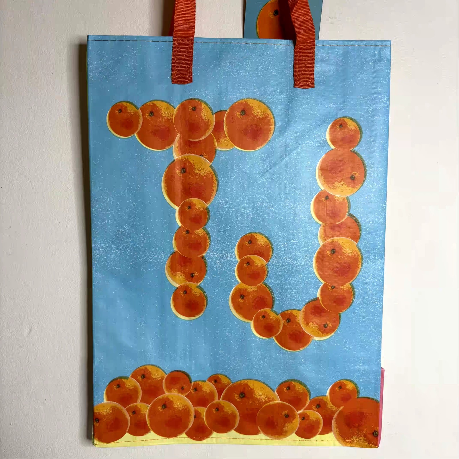 Trader Joe’s Florida Sunshine State Citrus Orange Tote Bag Reusable Shopper NWT!