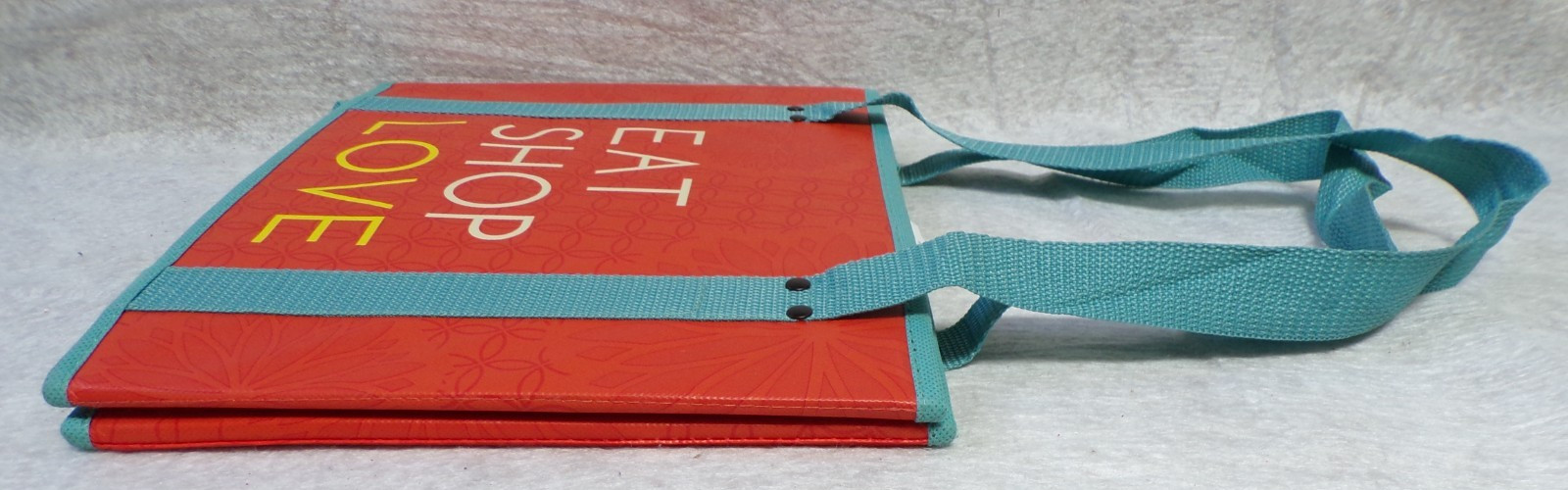 COLLAPSIBLE LARGE FOLDABLE TOTE SHOPPING GROCERY BAG LUCKY SUPERMARKET INSTORE