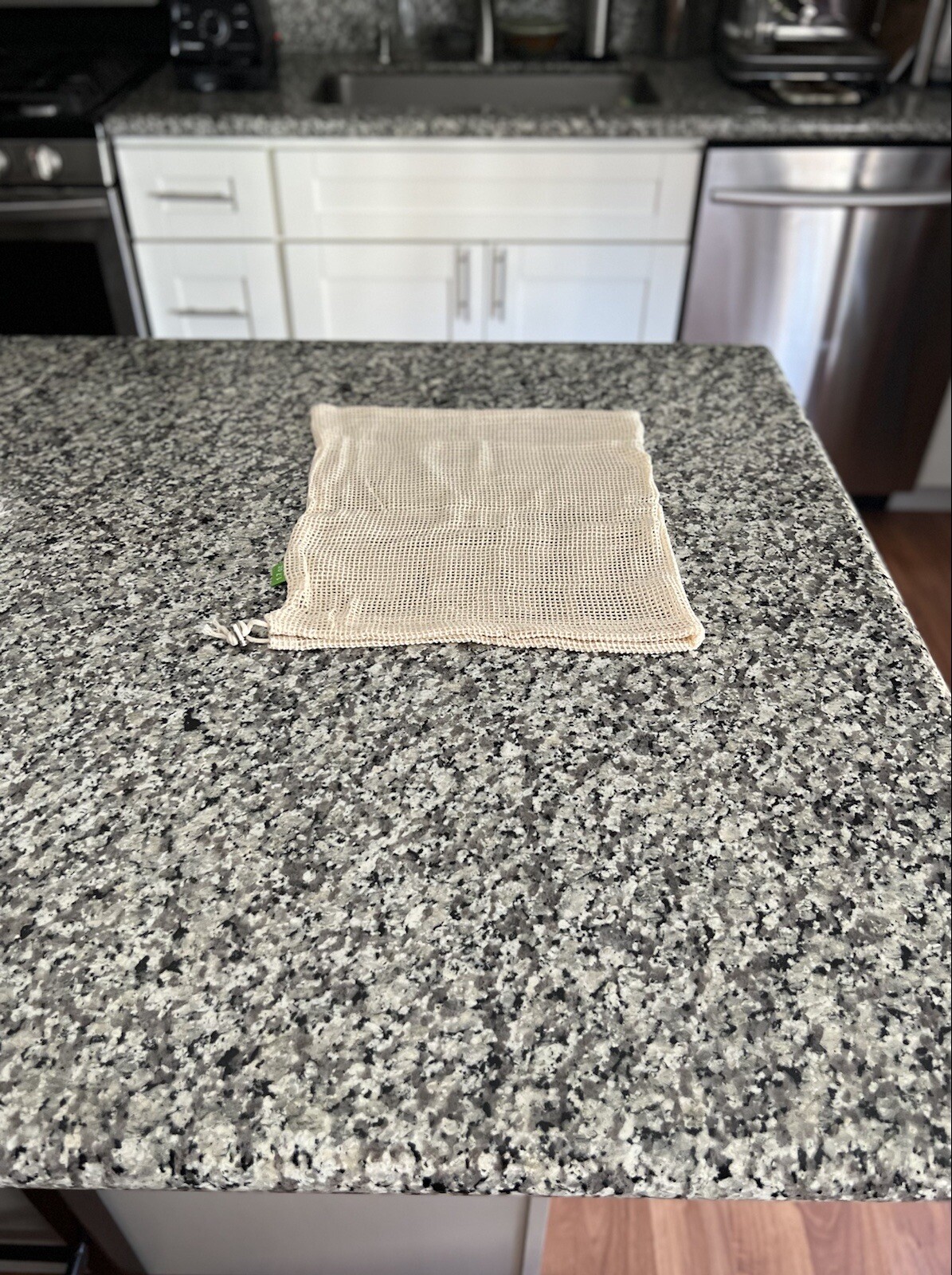 Organic Produce Bag Mesh 100% Cotton (17”x12.7”)(43.5cmx32.5cm) Natural Reusable