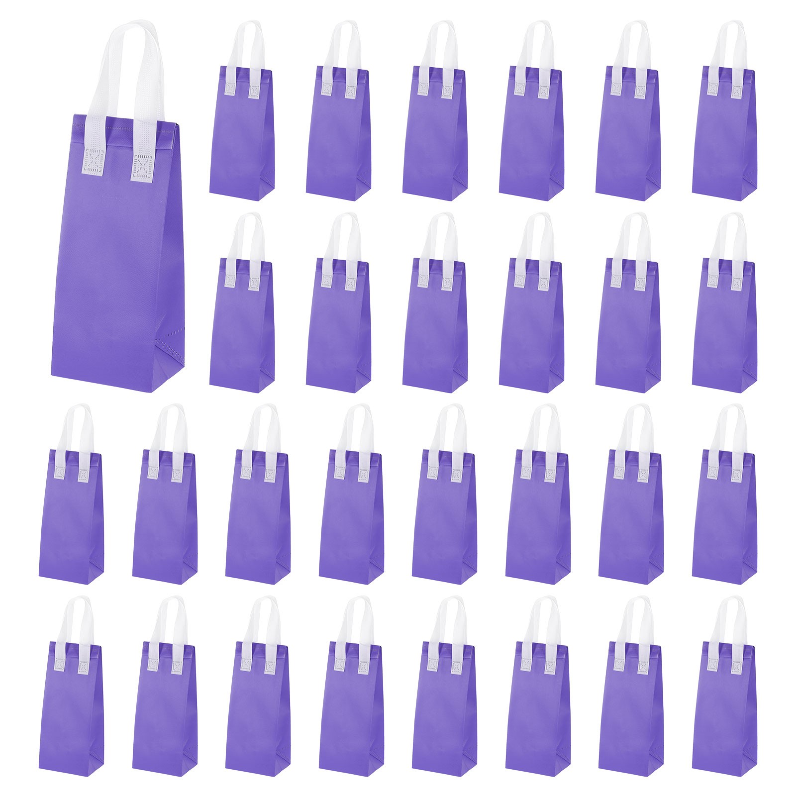 25pcs Insulated Take Out Bags, 4.7″ x 3.9″ x 11″ Thermal Lunch Bags Purple