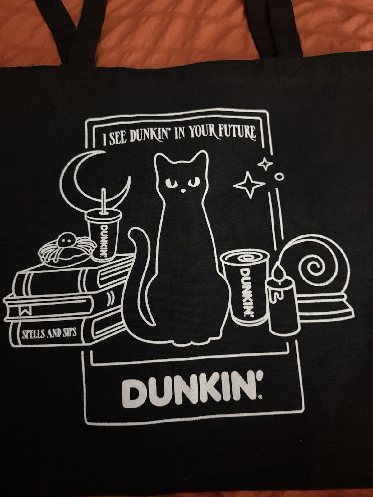 Salem Runs On Dunkin Halloween Exclusive Tote Bag Limited Edition