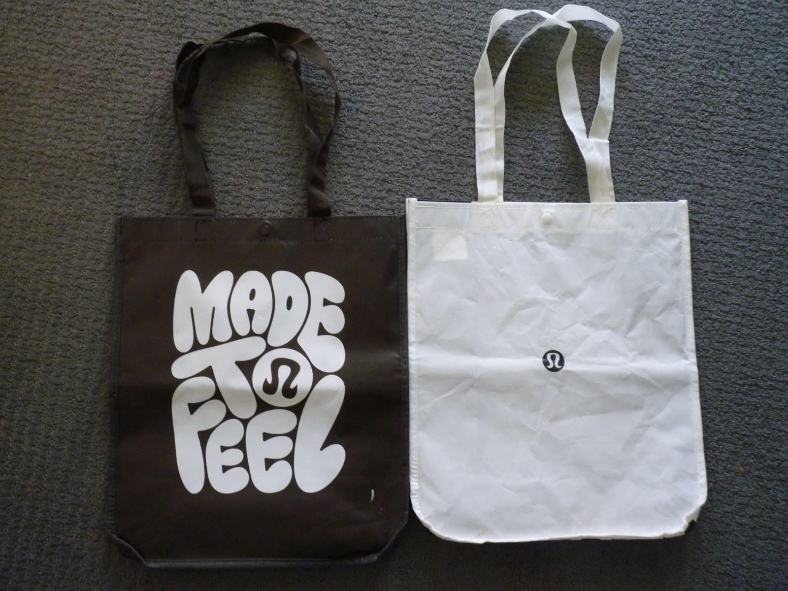 Lululemon Reusable Shopping Tote Bags (4) Large Totes Different Designs (#4)