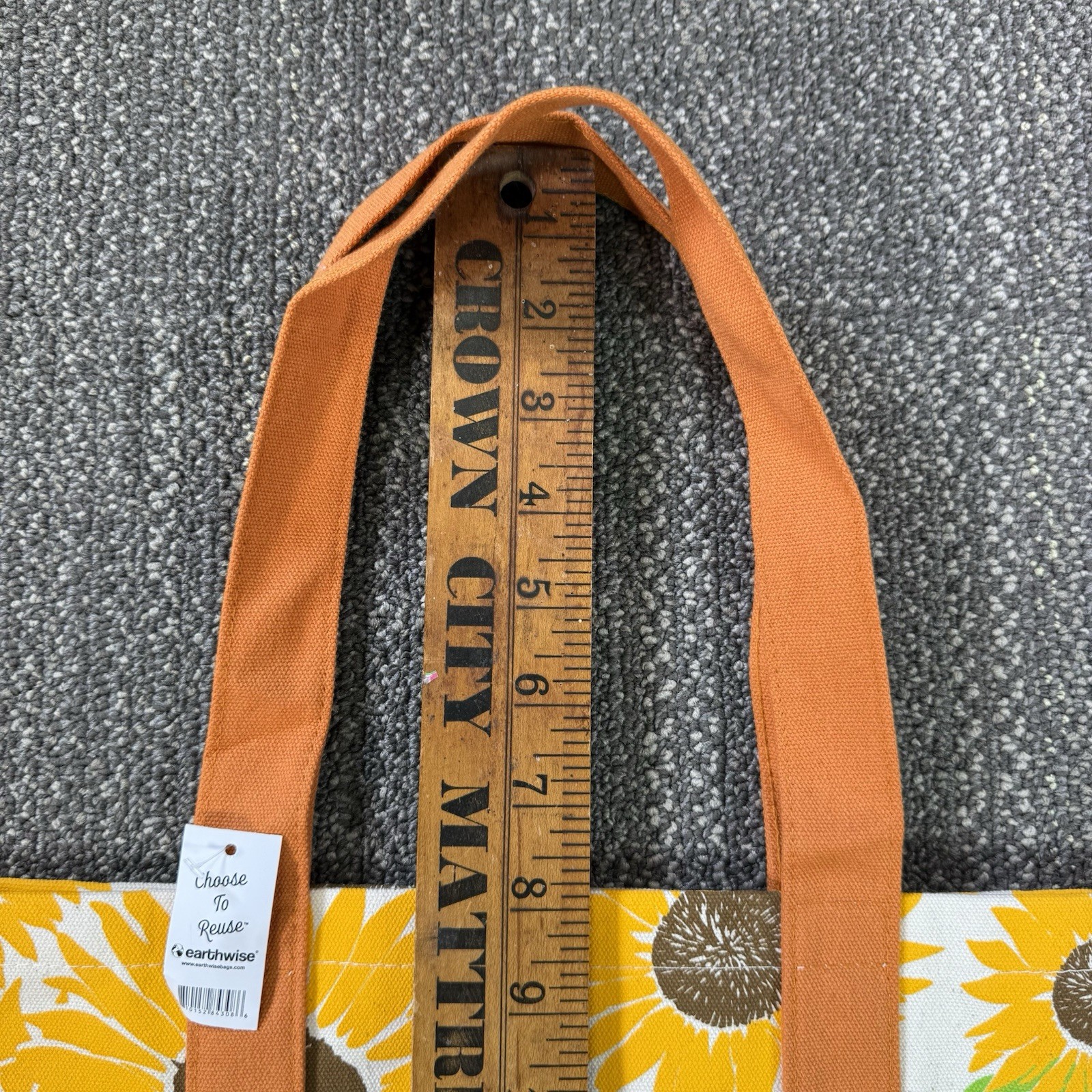 Gelson’s Earthwise Mini Canvas Tote Bag Sunflower 2025 Limited Edition So Cal