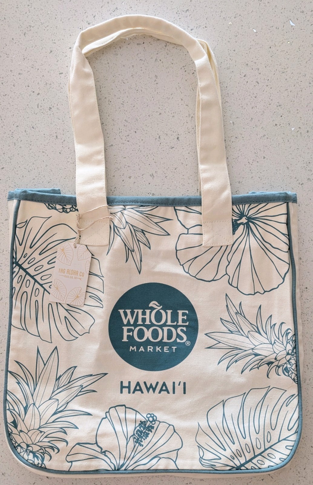 Whole Foods “Tropical” Large Rope Tote Bag Hawaii Exclusive
