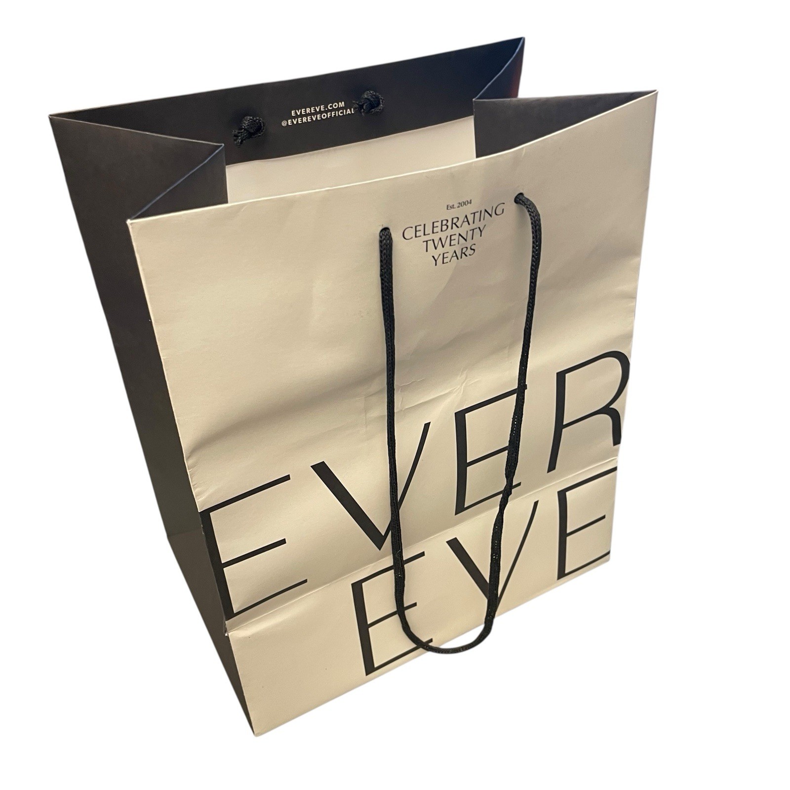 Evereve Reusable Medium Shopping Gift Bag Cekebrating 20 Years 2004 – 2024