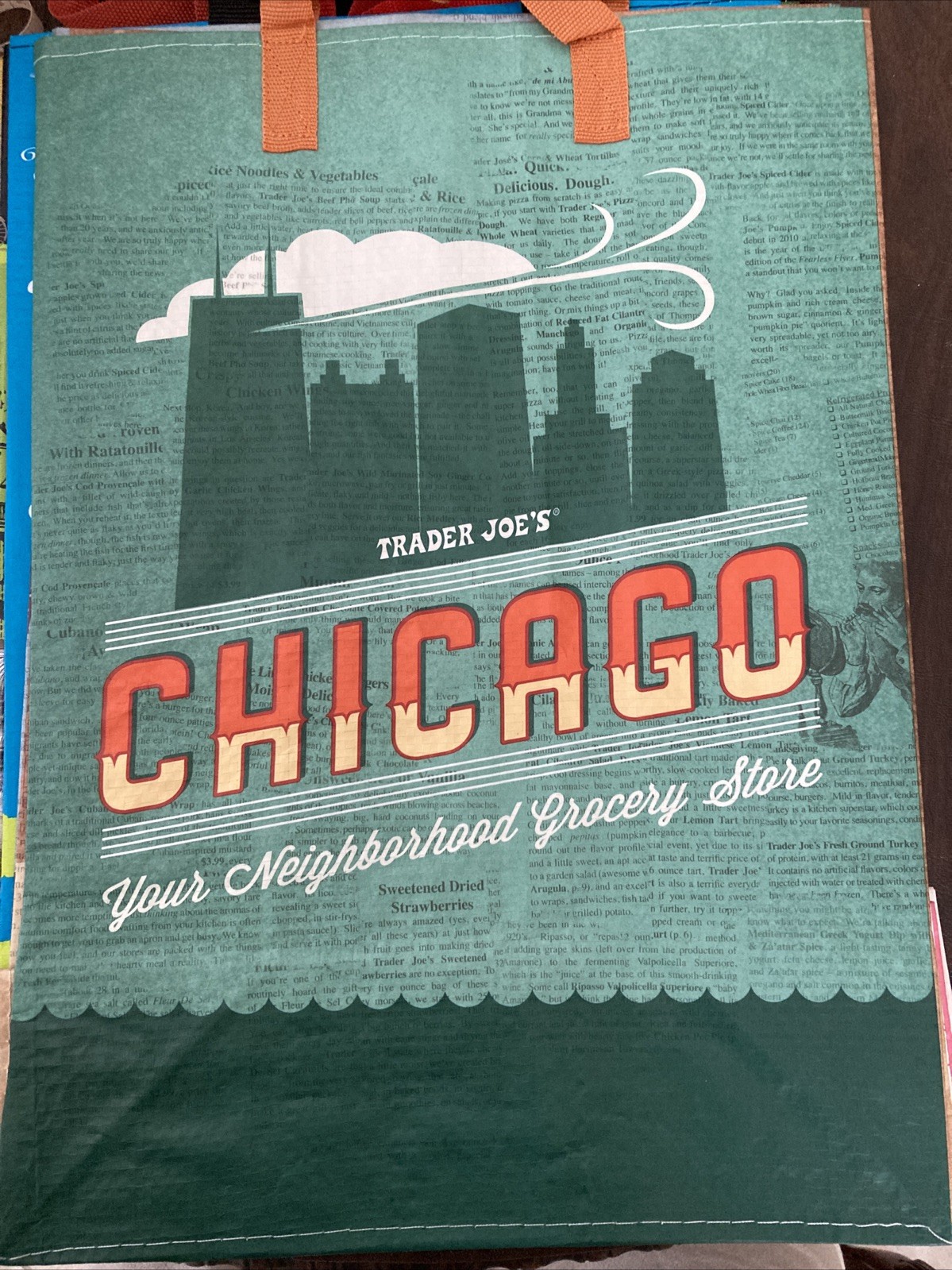 Trader Joe’s CHICAGO Regional Reusable Shopping Tote Bag