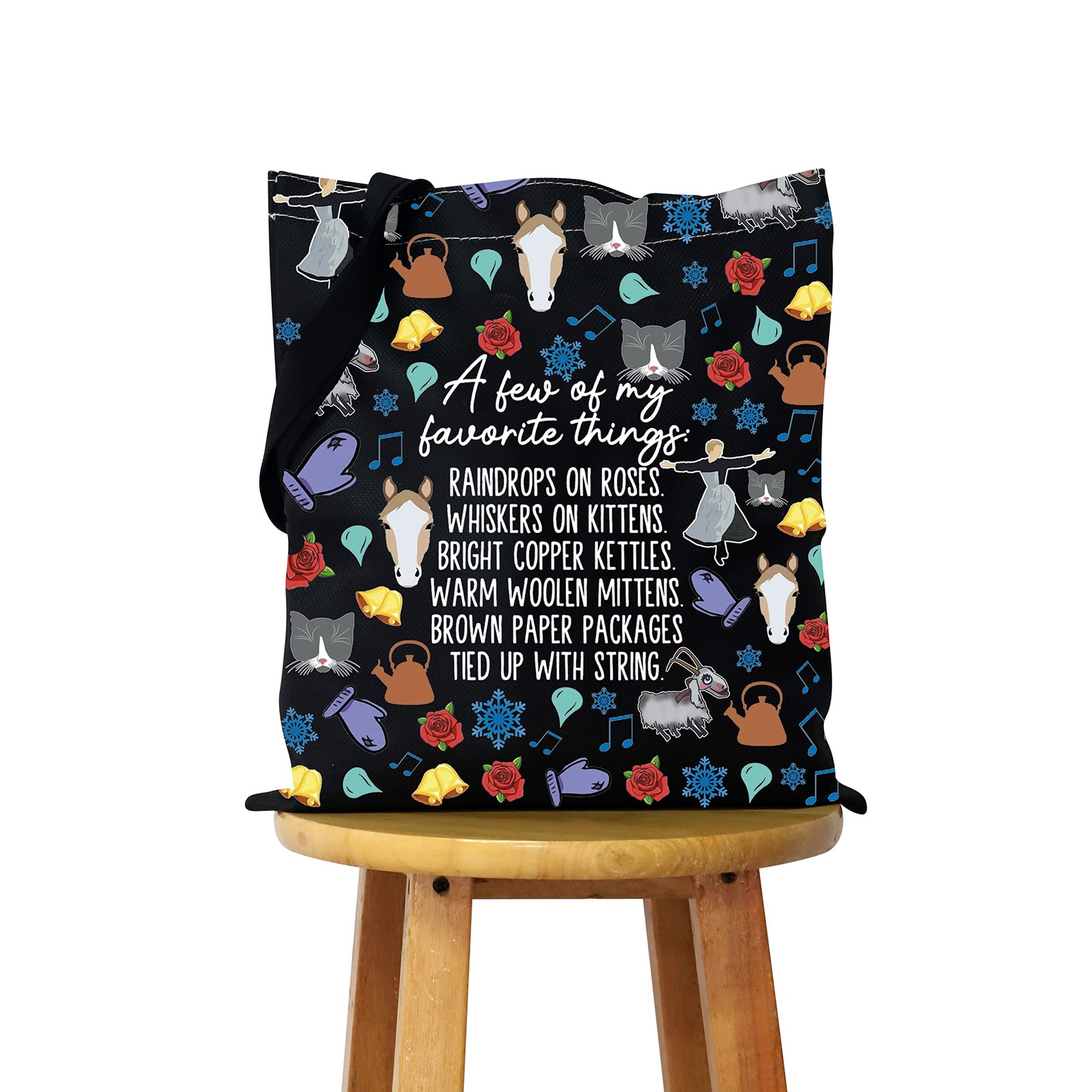 WCGXKO Musical Gift Music Name List Make Up Zipper Bag For Theratry Musical…