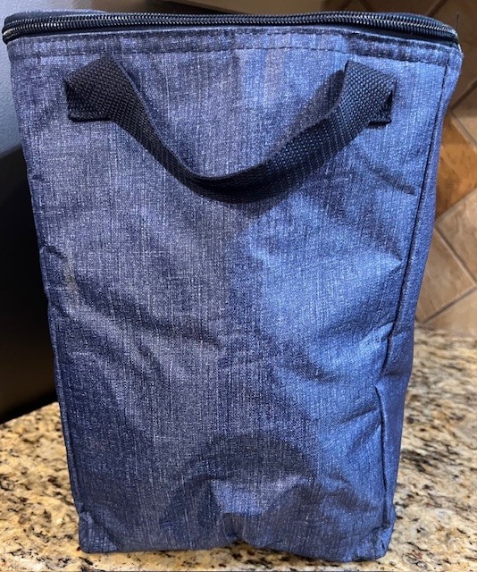 Thirty-One Signature Collection Cooler Tote❄️Crosshatch Pattern Insulated Bag ❄️