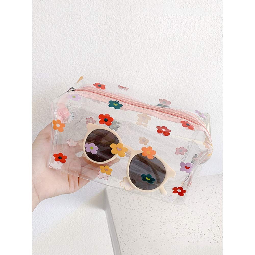 Cute Crystal Clear Cosmetic Bags, Travel Toiletry Makeup