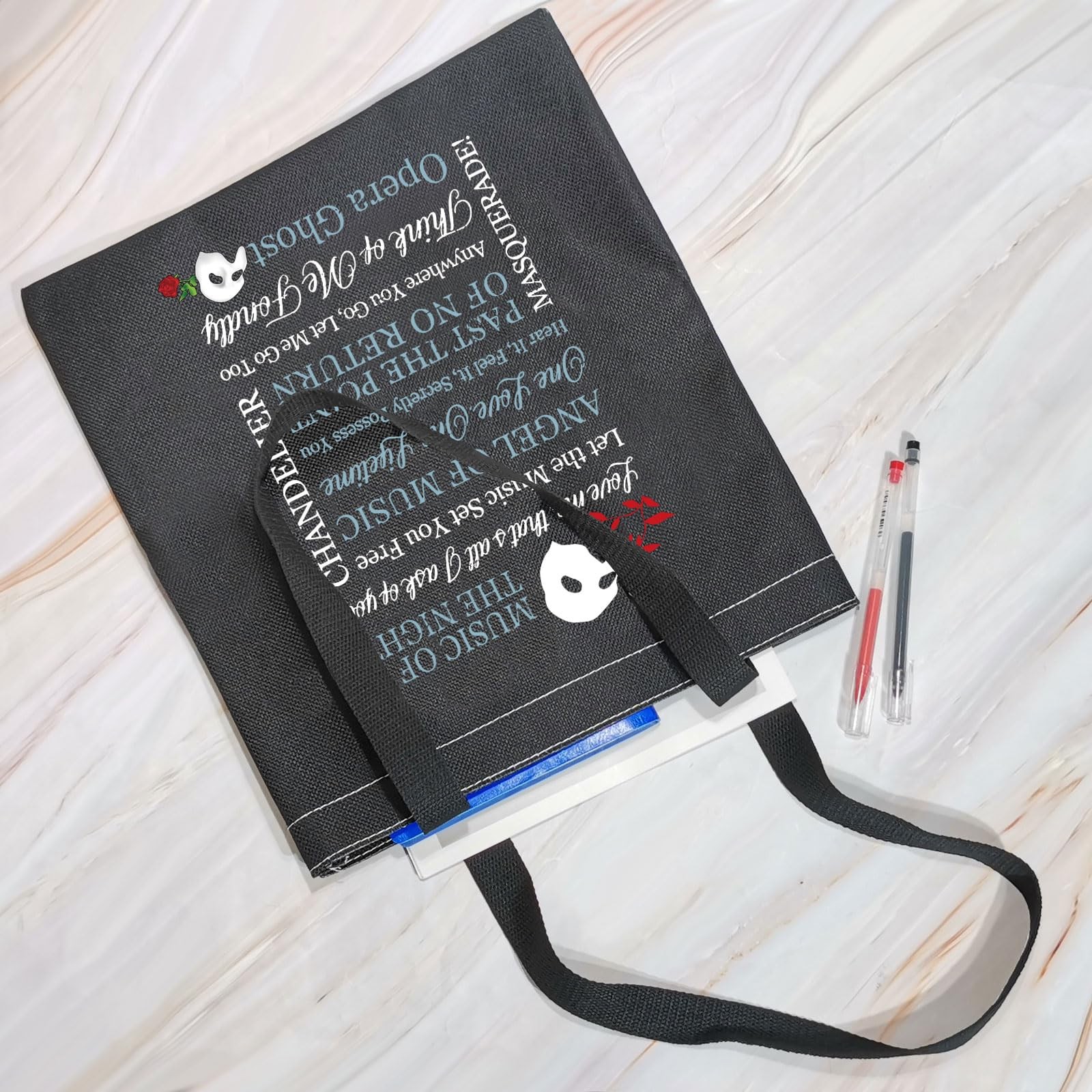 Opera Musical Tote Bag Musical Theatre Lovers Gifts Opera Drama Inspired Gift…