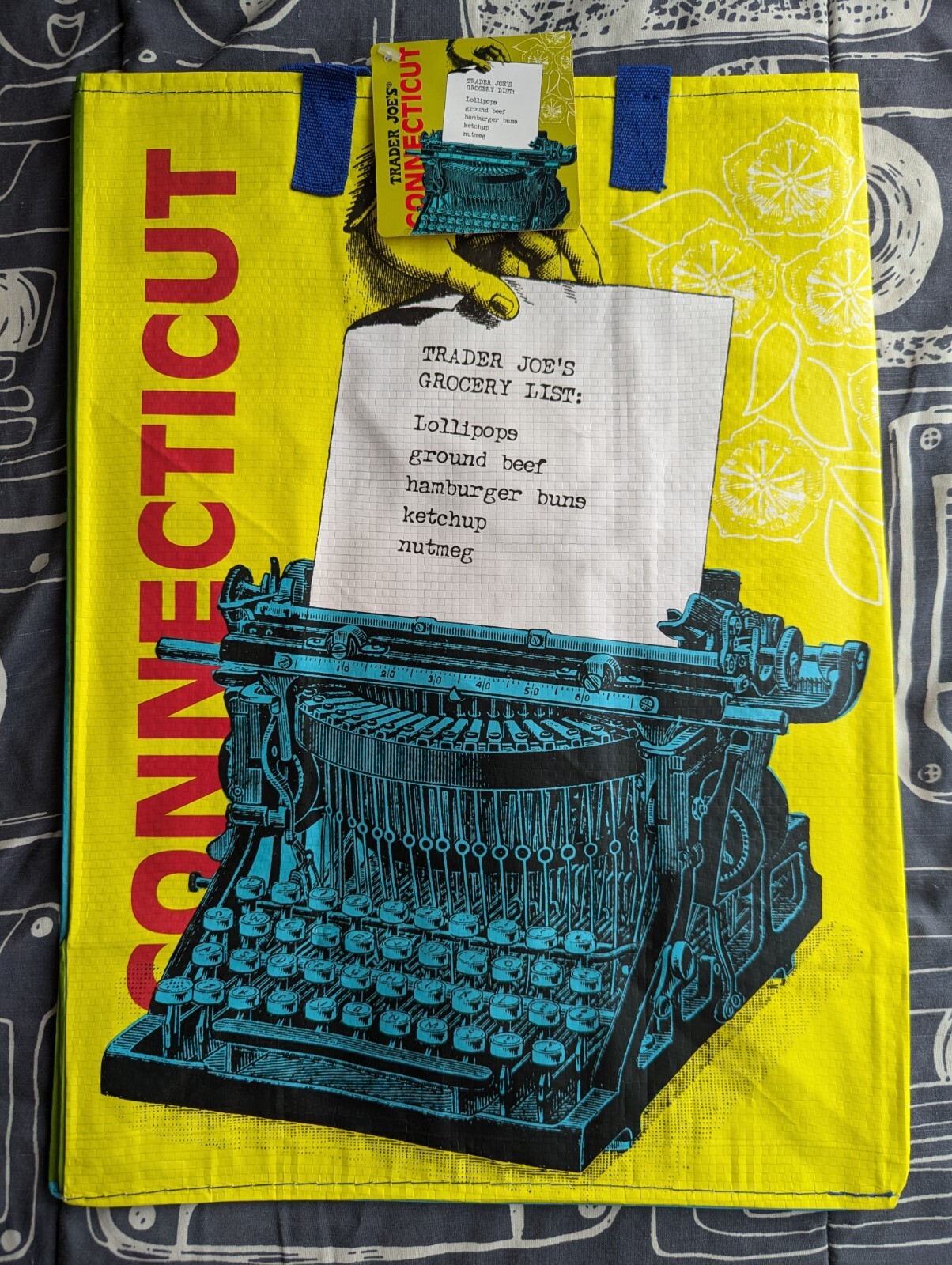 NWT Trader Joe’s Reusable Regional Bag (Connecticut | CT)