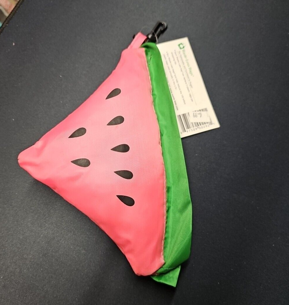 Waste-Less Bags Reusable Grocery Bag for Shopping – Watermelon Bag Pink NEW