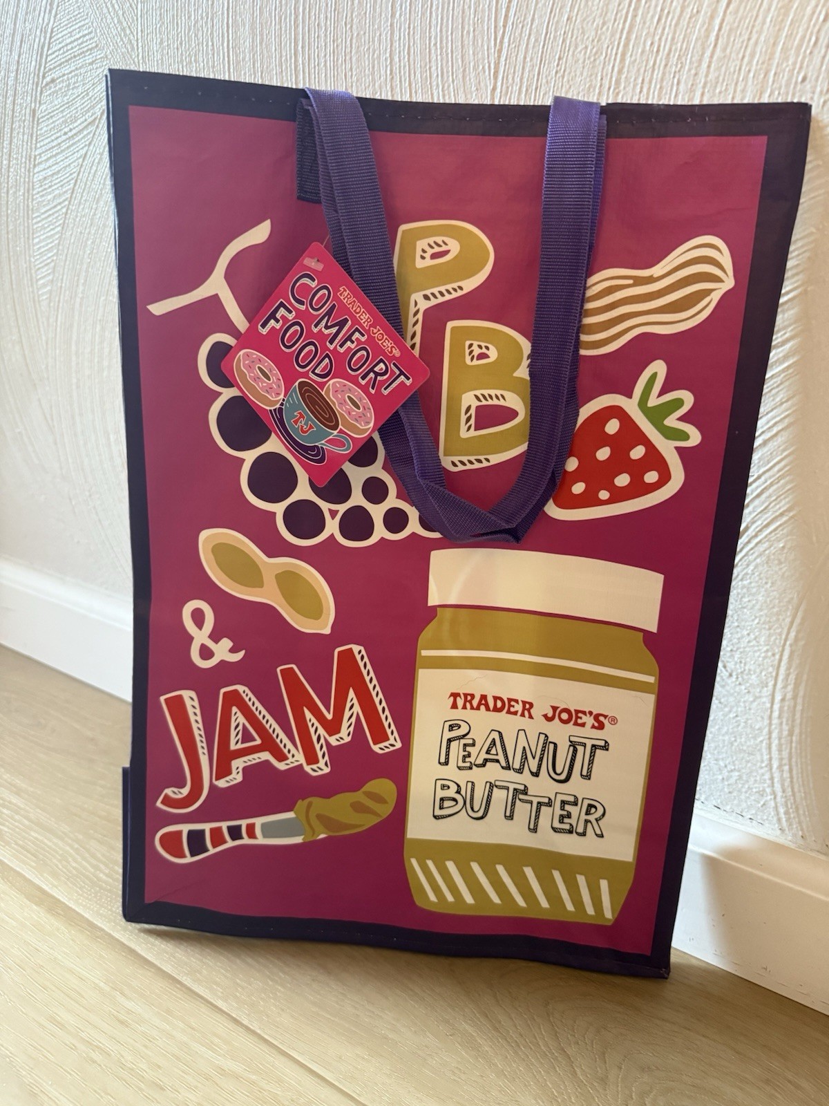 Trader Joe’s Comfort Food 6 Gal Reusable Bag SUMMER 2025 NWT