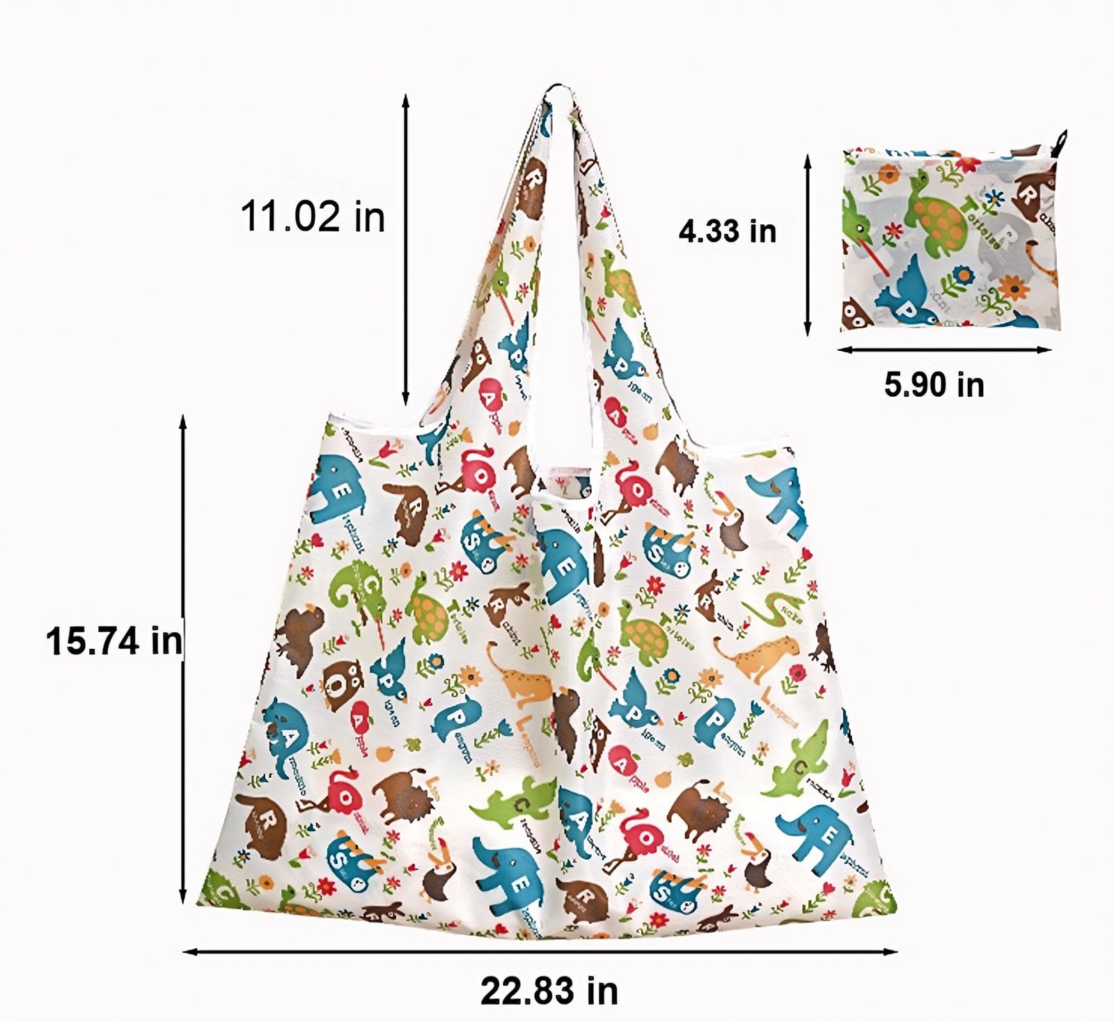 Extra Large 50Lbs Foldable Reusable Shopping Bags, 3 Pcs One Size, B